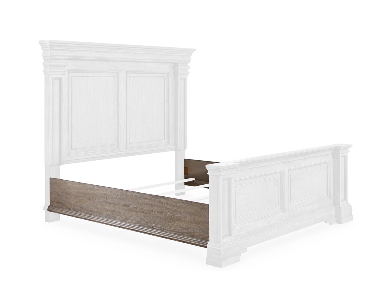 California King Panel Rails