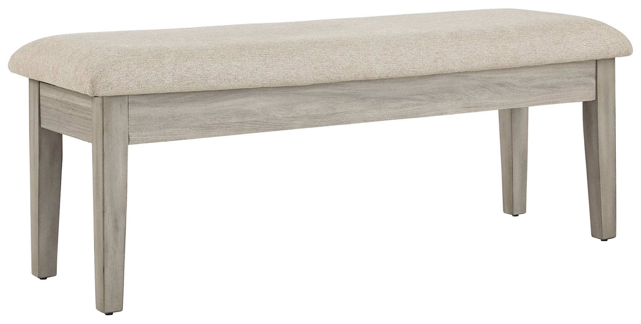 Ashley Furniture Parellen Beige Gray Upholstered Storage Bench