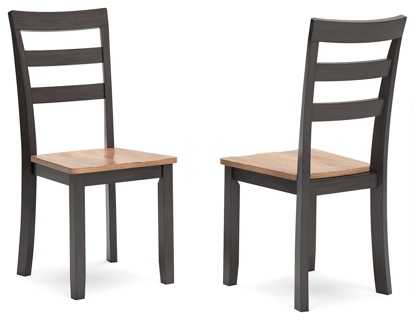 2 Ashley Furniture Gesthaven Natural Brown Dining Side Chairs