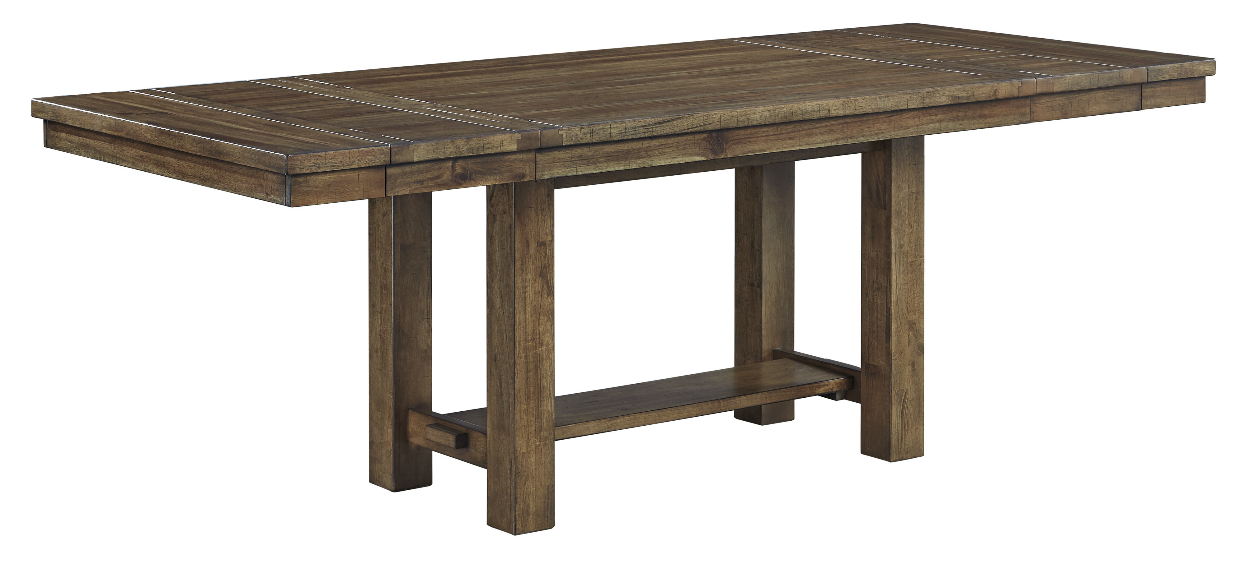 Ashley Furniture Moriville Grayish Brown Rectangle Dining Extension Table