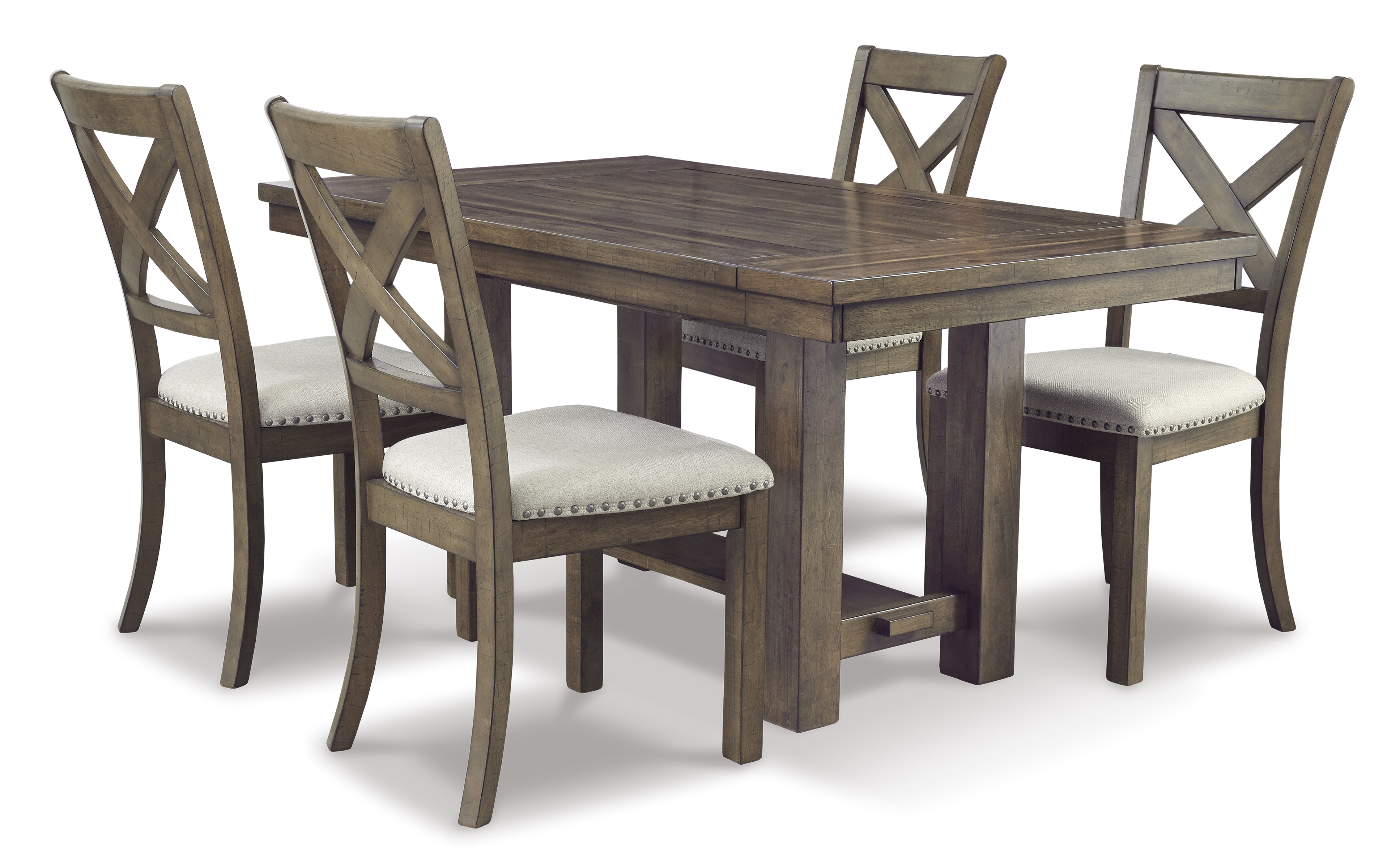Ashley Furniture Moriville Grayish Brown 5pc Dining Room Set
