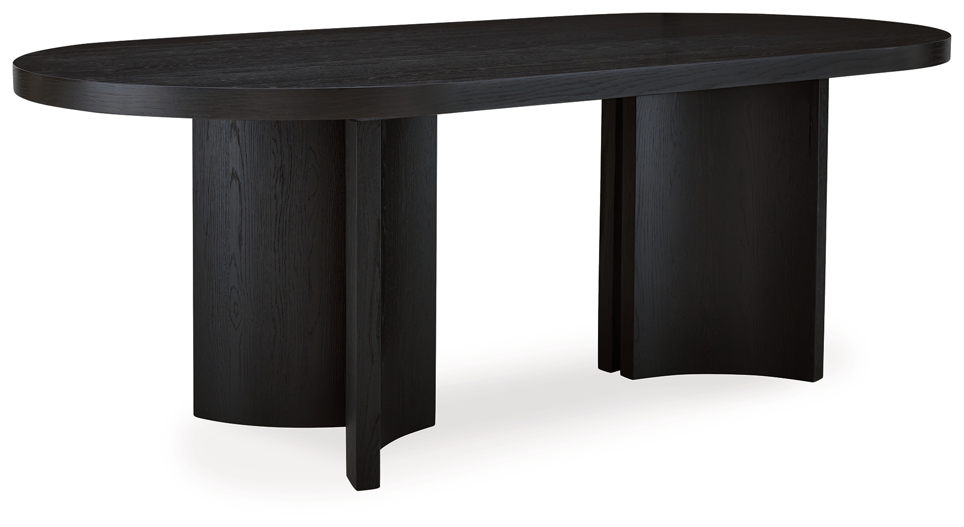 Ashley Furniture Rowanbeck Black Oval Dining Table