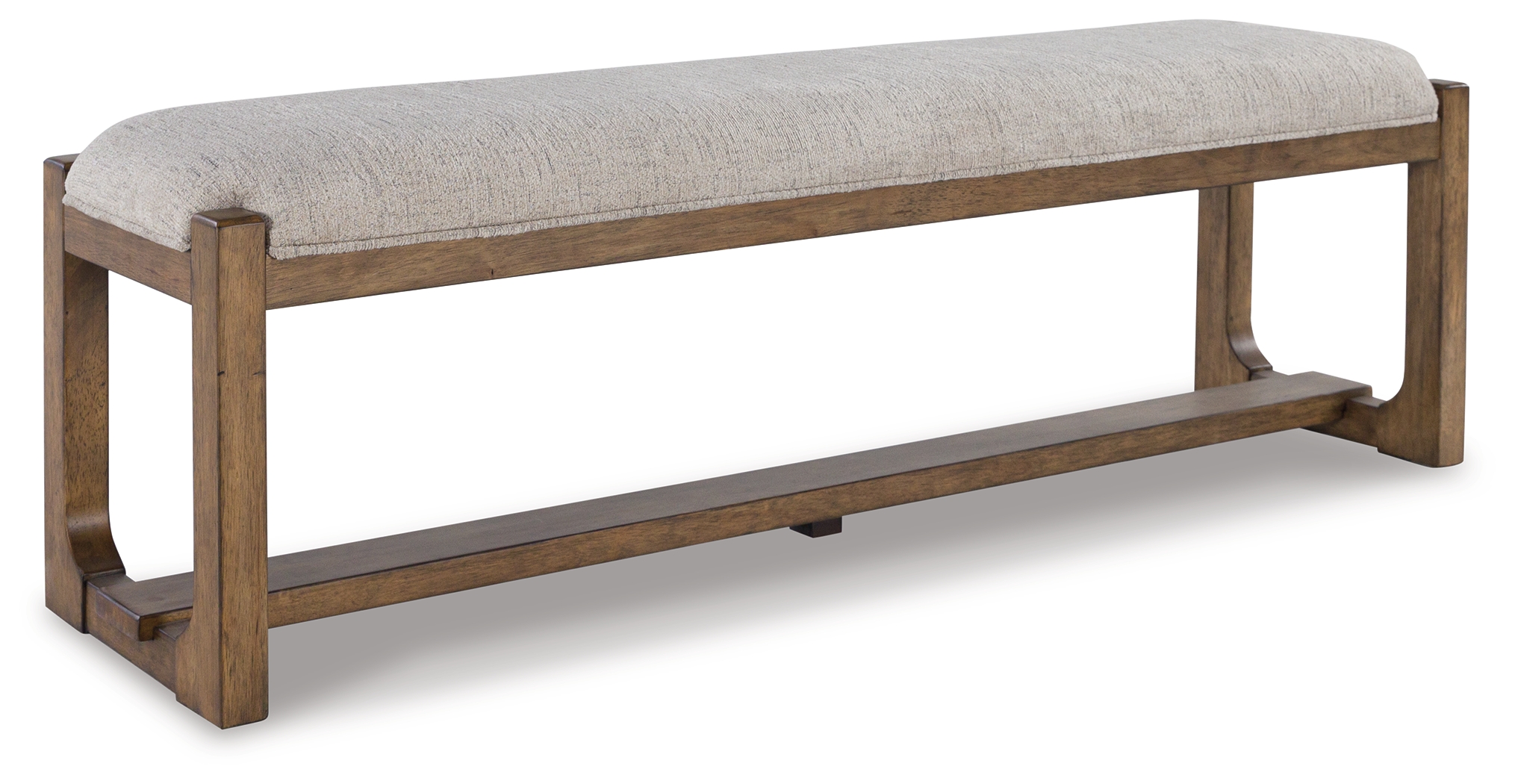 Ashley Furniture Cabalynn Oatmeal Light Brown Large Dining Bench