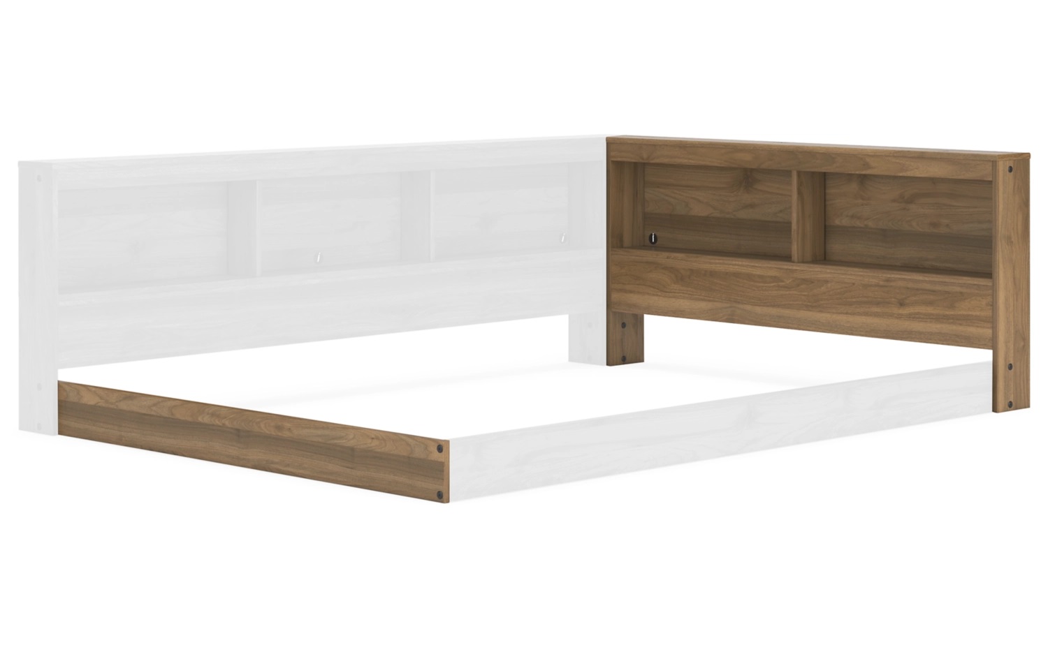 F Bookcase Storage w/End Panel
