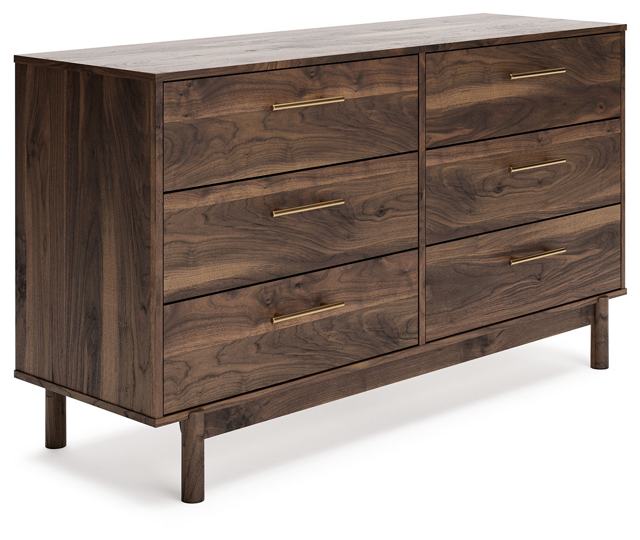 Ashley Furniture Calverson Mocha Six Drawer Dresser