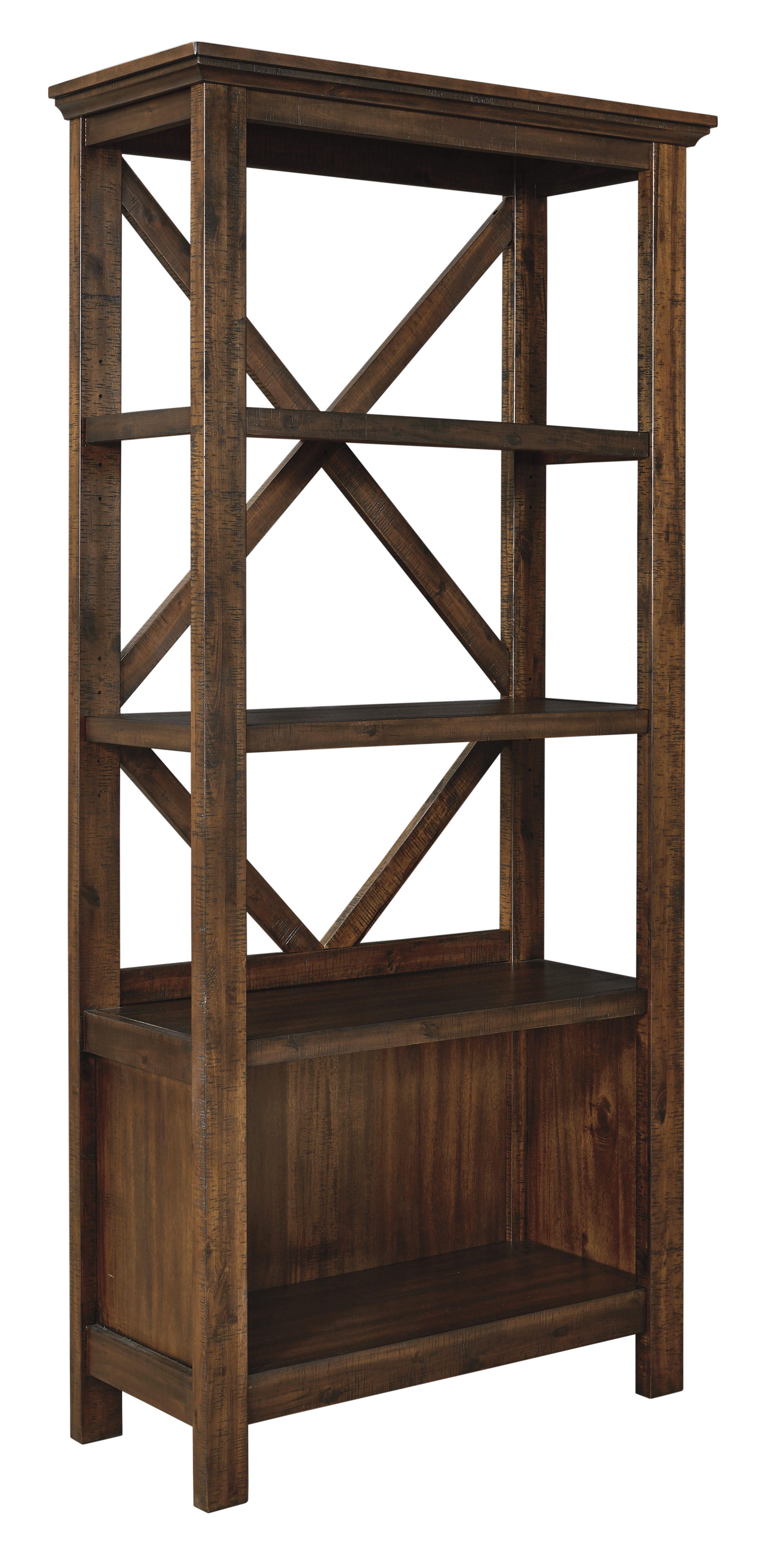 Ashley Furniture Baldridge Rustic Brown Large Bookcase
