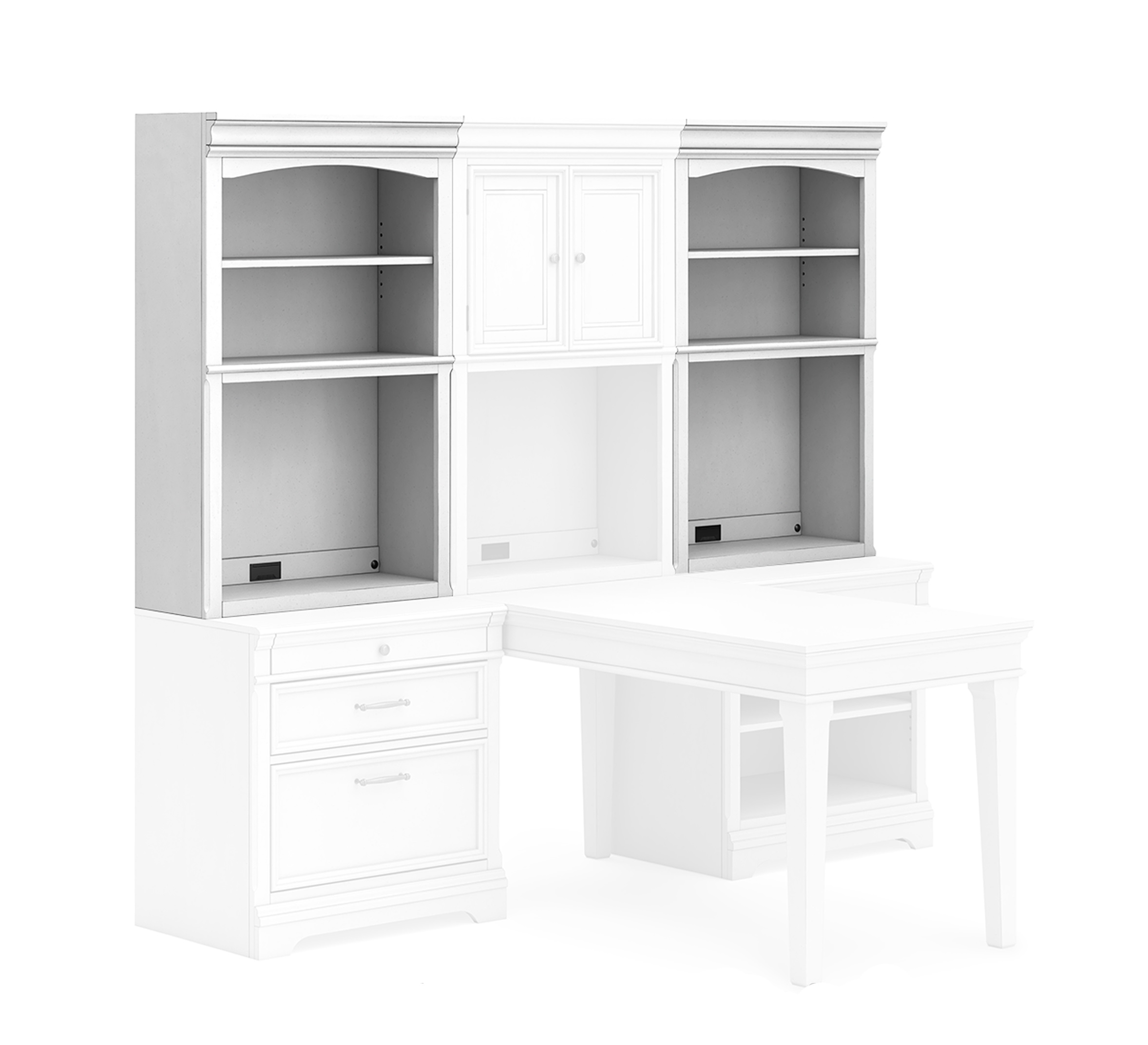 Bookcase Hutch