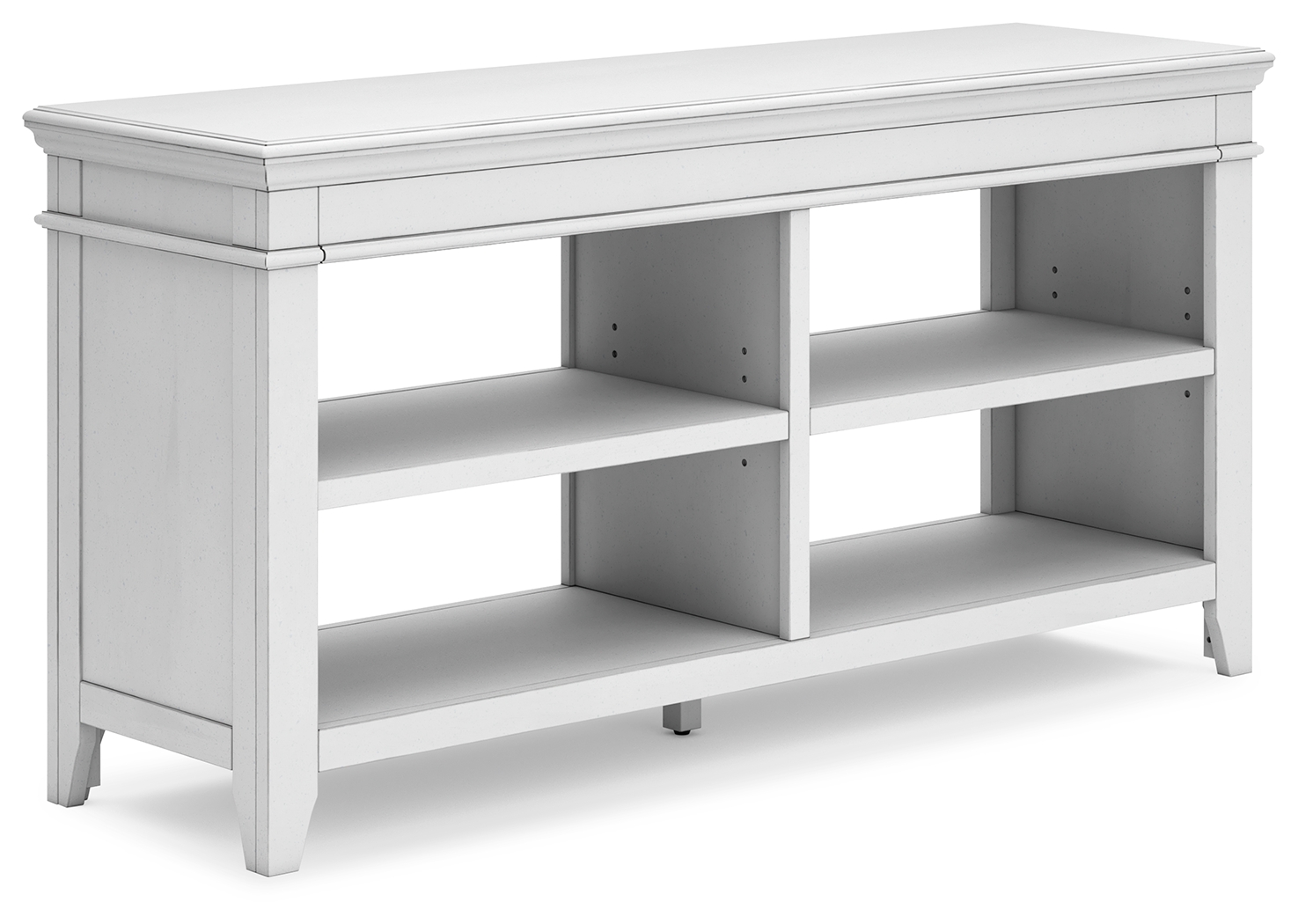 Ashley Furniture Kanwyn Whitewash Open Storage Credenza