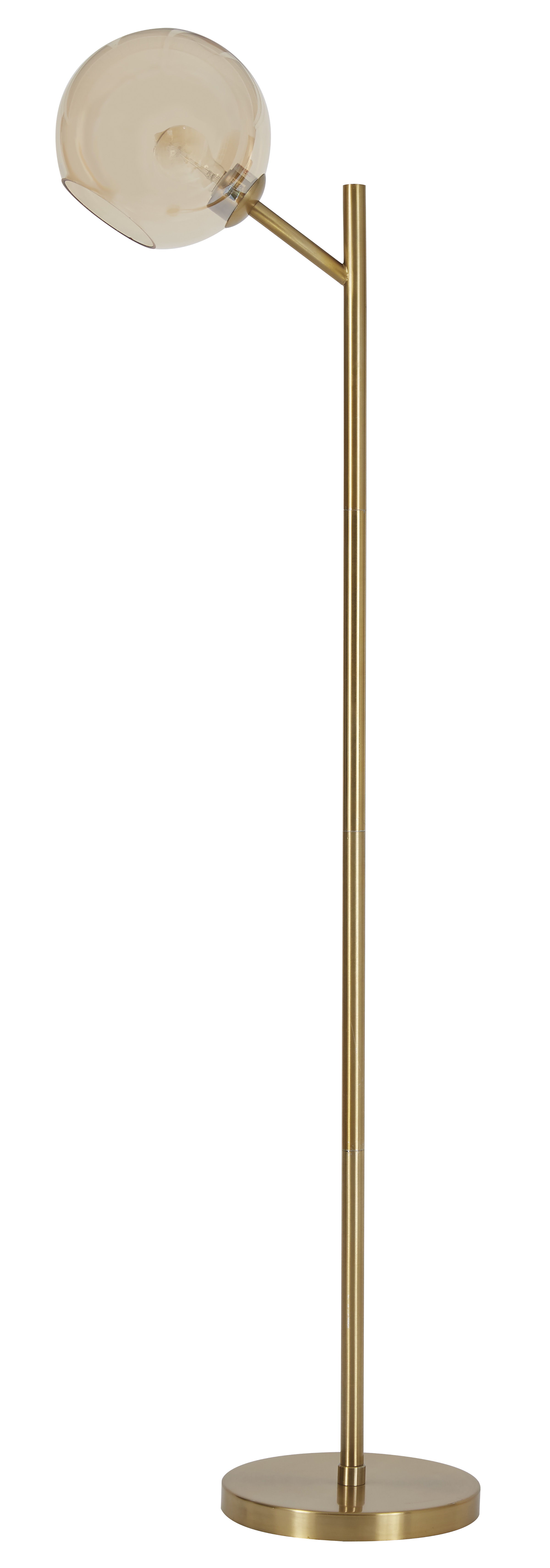 Ashley Furniture Abanson Amber Gold Floor Lamp