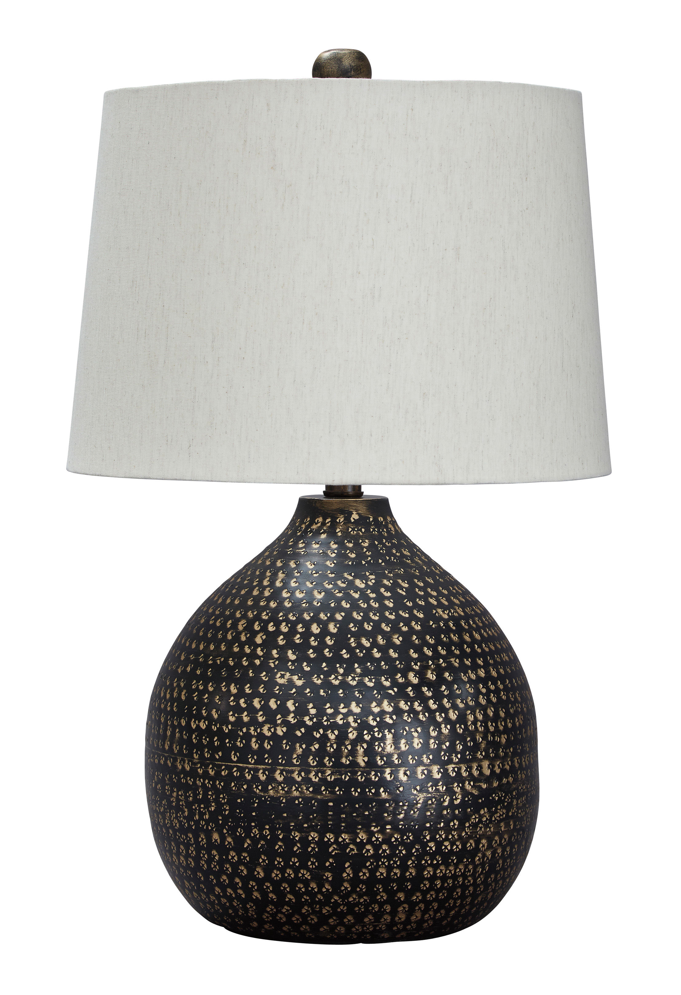Ashley Furniture Maire Black Gold Table Lamp