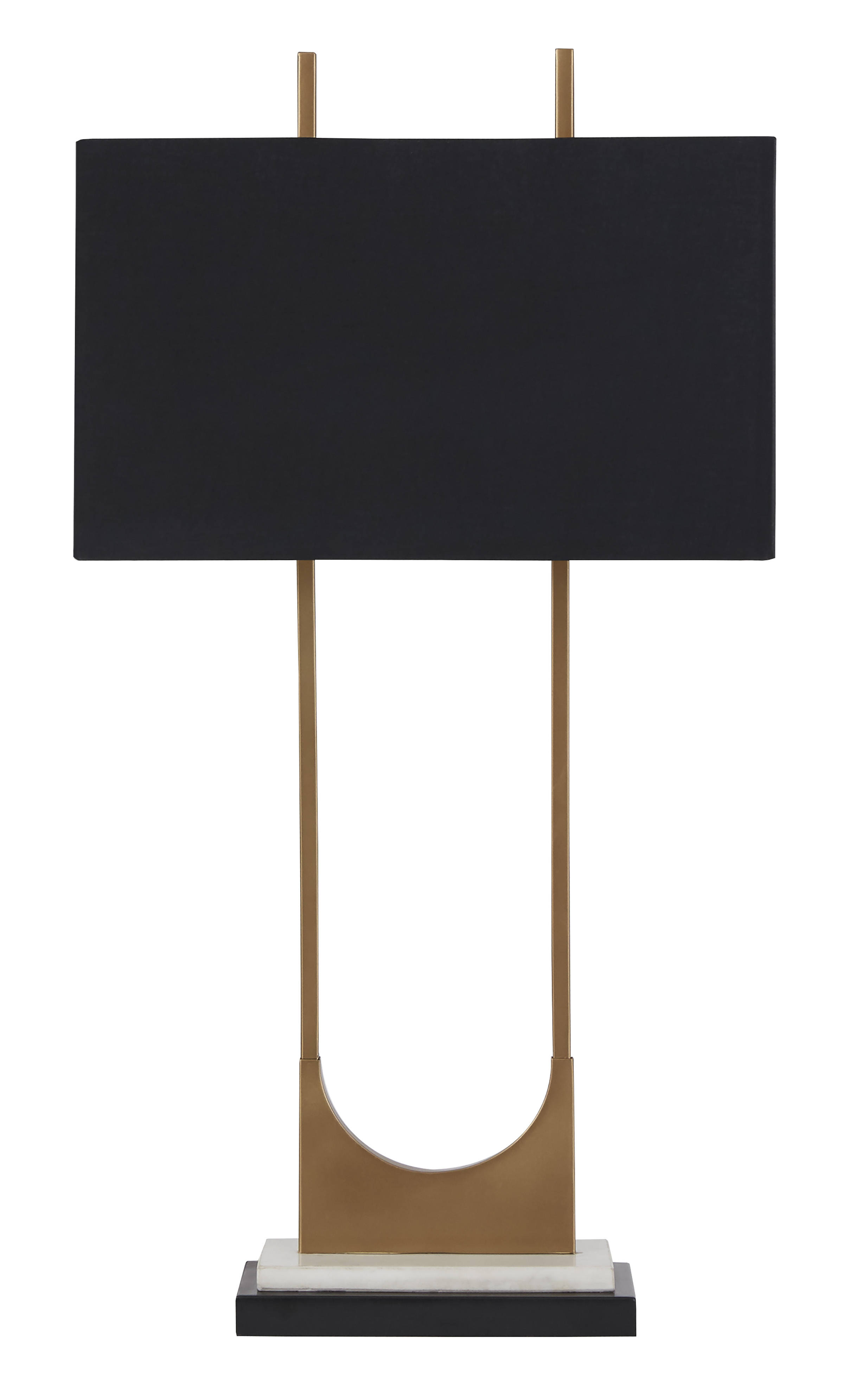 Ashley Furniture Malana Brass Metal Table Lamp