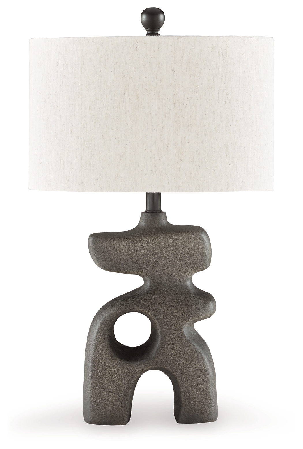 Ashley Furniture Danacy Distressed Black Paper Table Lamp