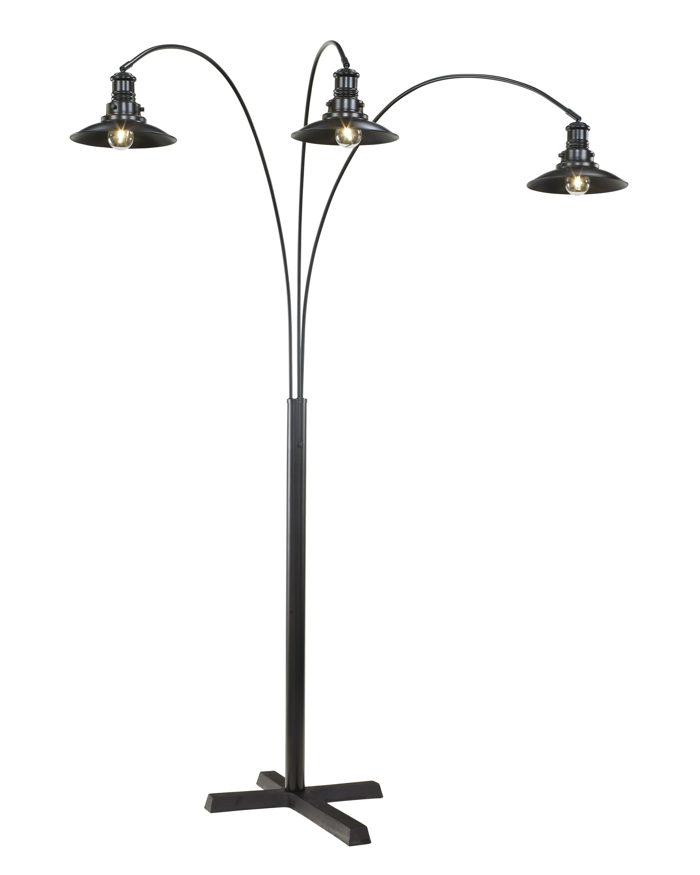 Ashley Furniture Sheriel Black Arc Metal Lamp