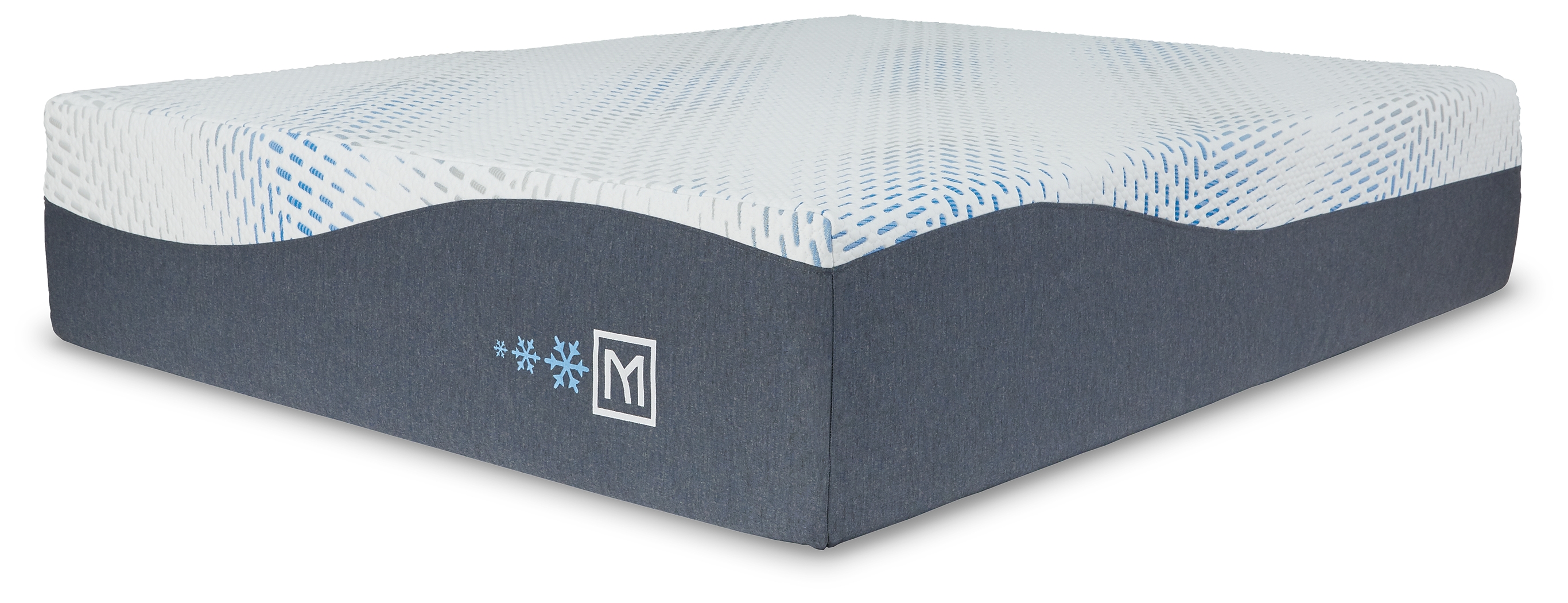 Ashley Furniture Millennium Luxury Plush Gel Latex Hybrid White Queen Mattr...