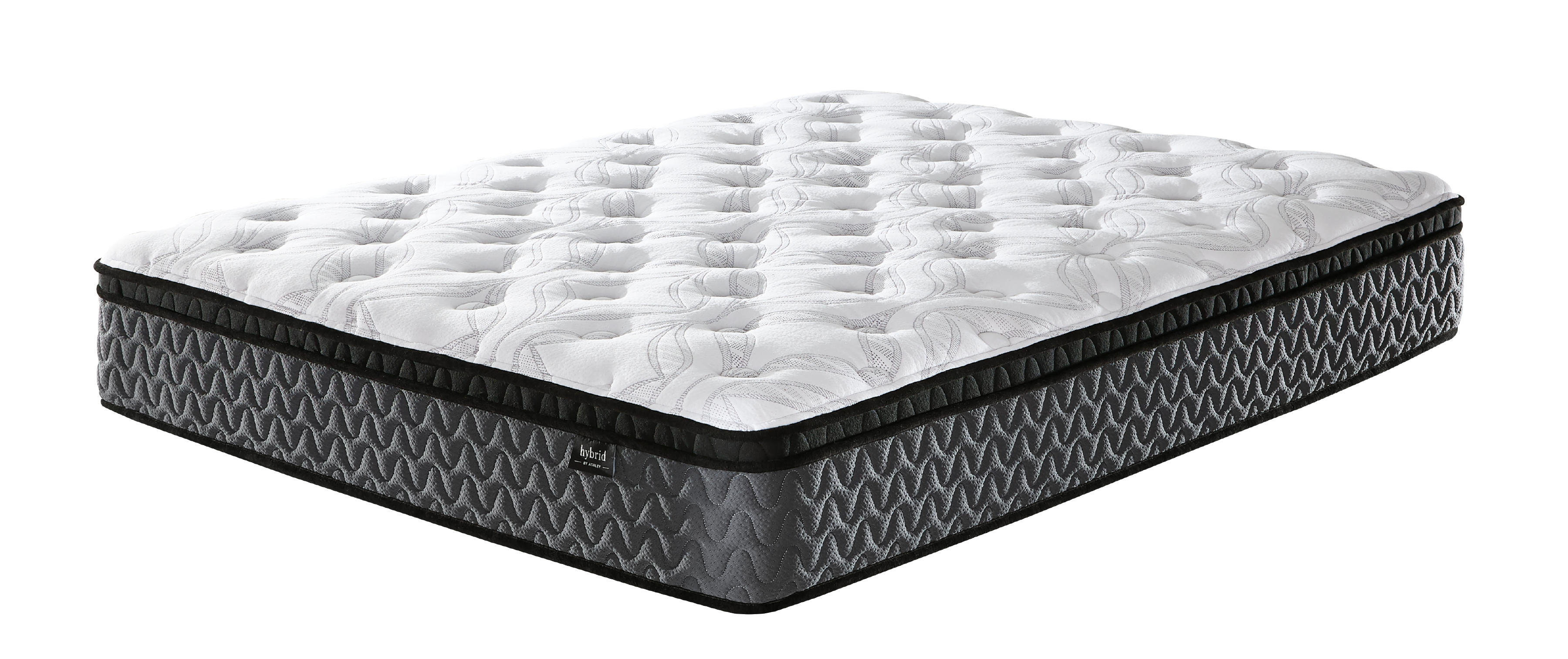 Ashley Furniture 12 Inch Pocketed Hybrid White Queen Mattress