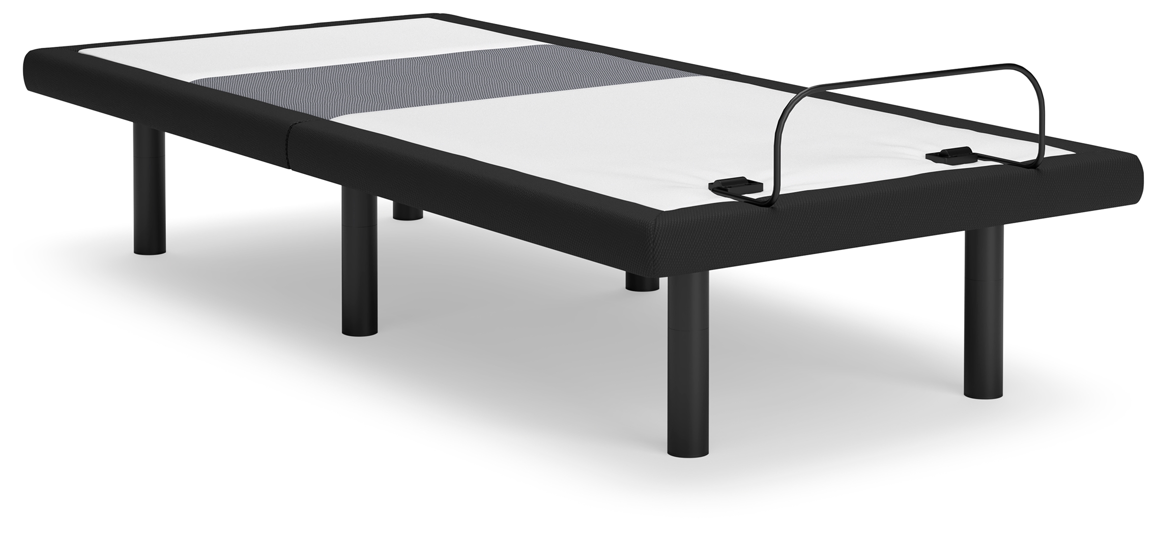 Ashley Furniture Charcoal Gray Best Base With Lumbar And Audio Twin XL Adju...