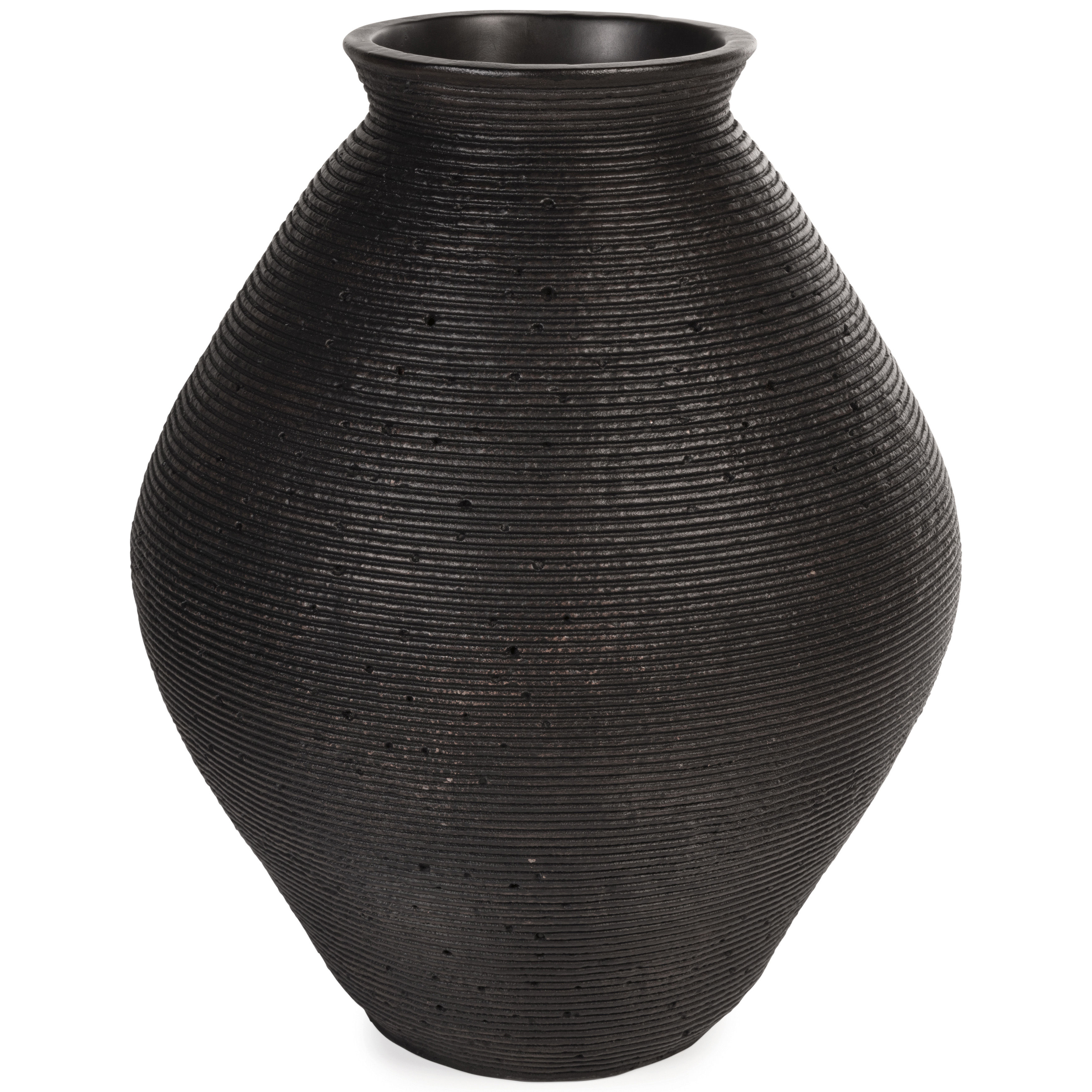 Ashley Furniture Hannela Casual Antique Brown Resin Vase