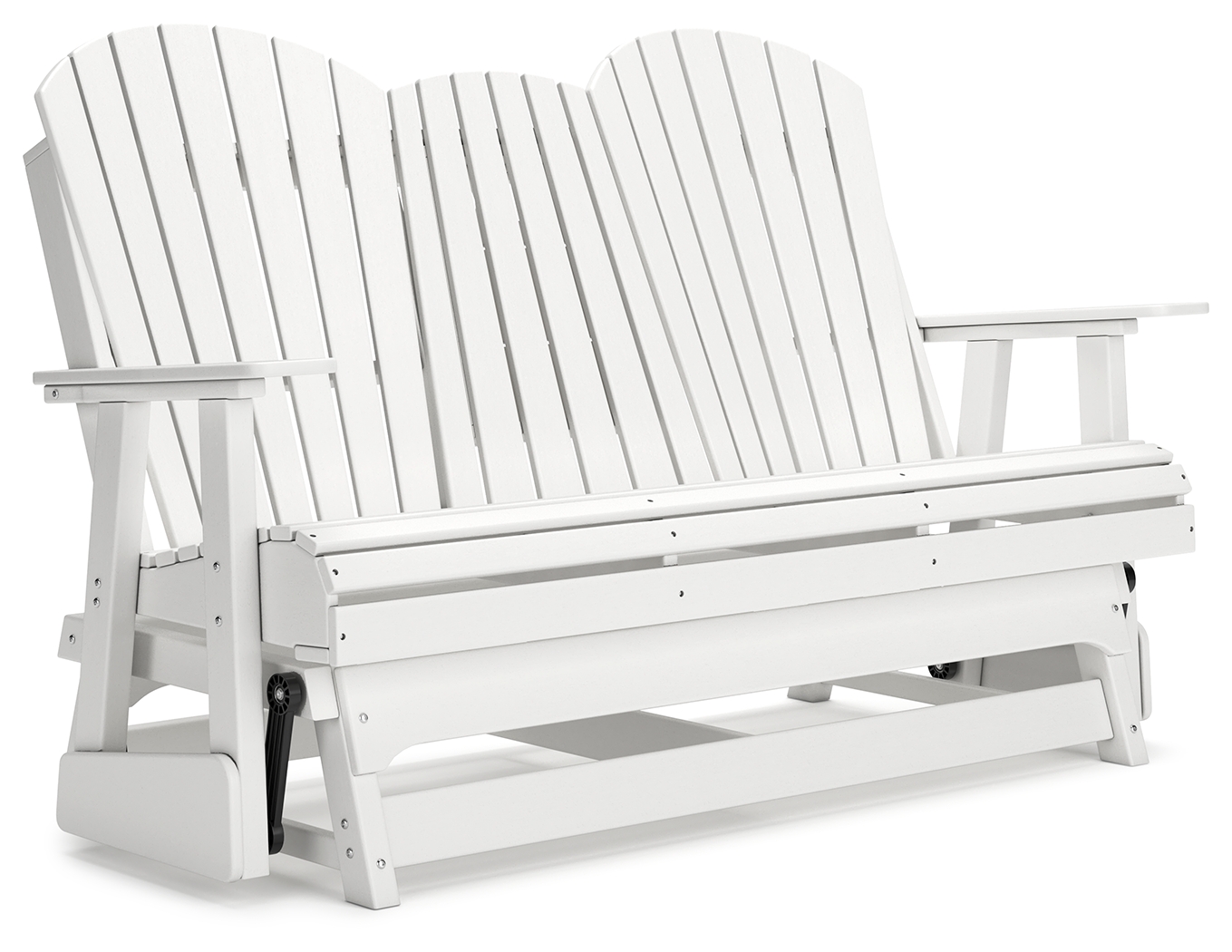 Ashley Furniture Hyland Wave White Glider Loveseat