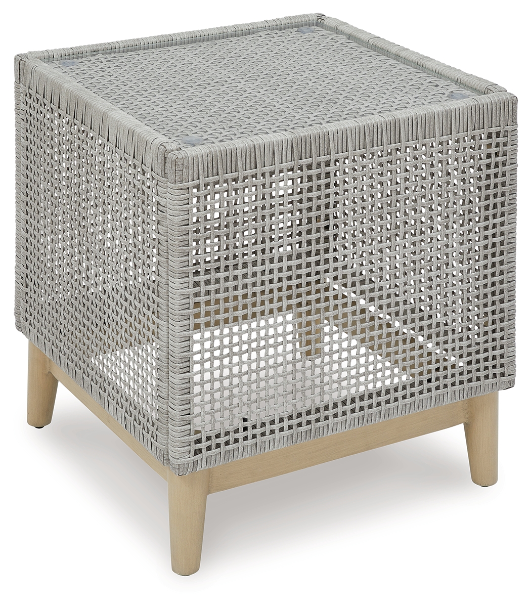 Ashley Furniture Seton Creek Gray Square End Table
