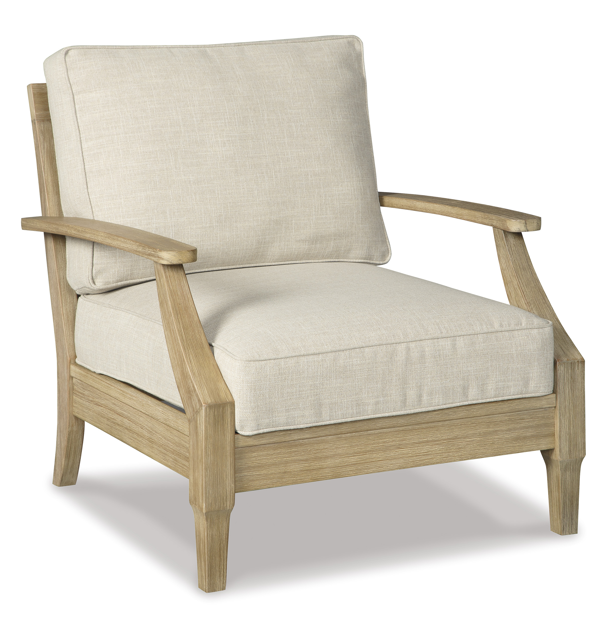 Ashley Furniture Clare View Beige Wood Lounge Chair