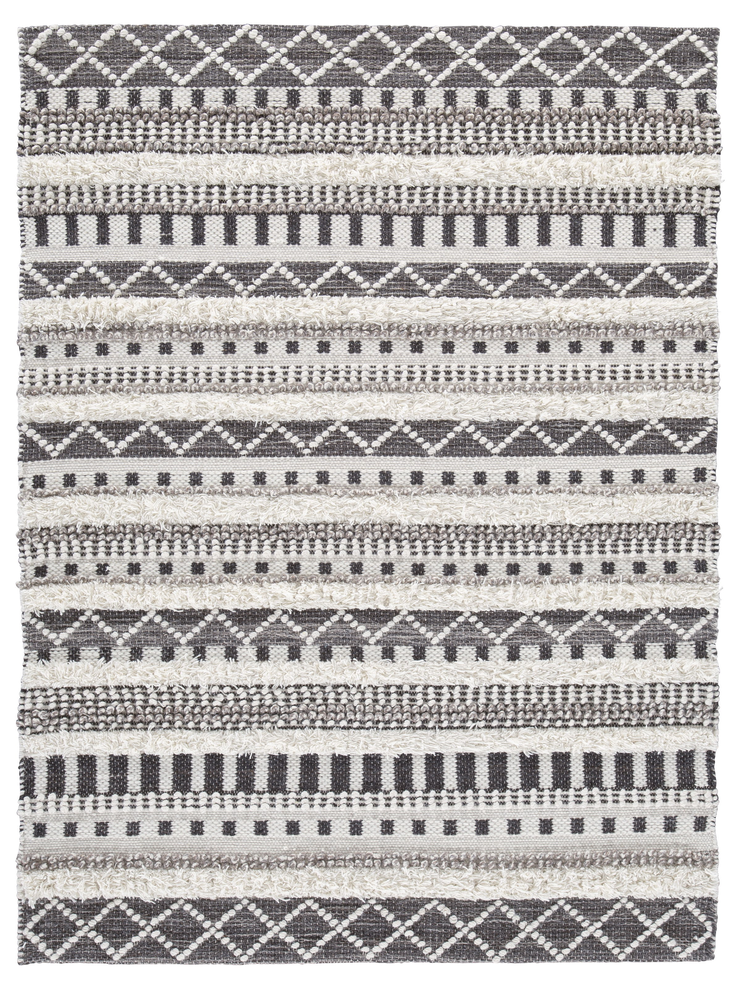 Ashley Furniture Karalee Ivory Brown Medium Rug