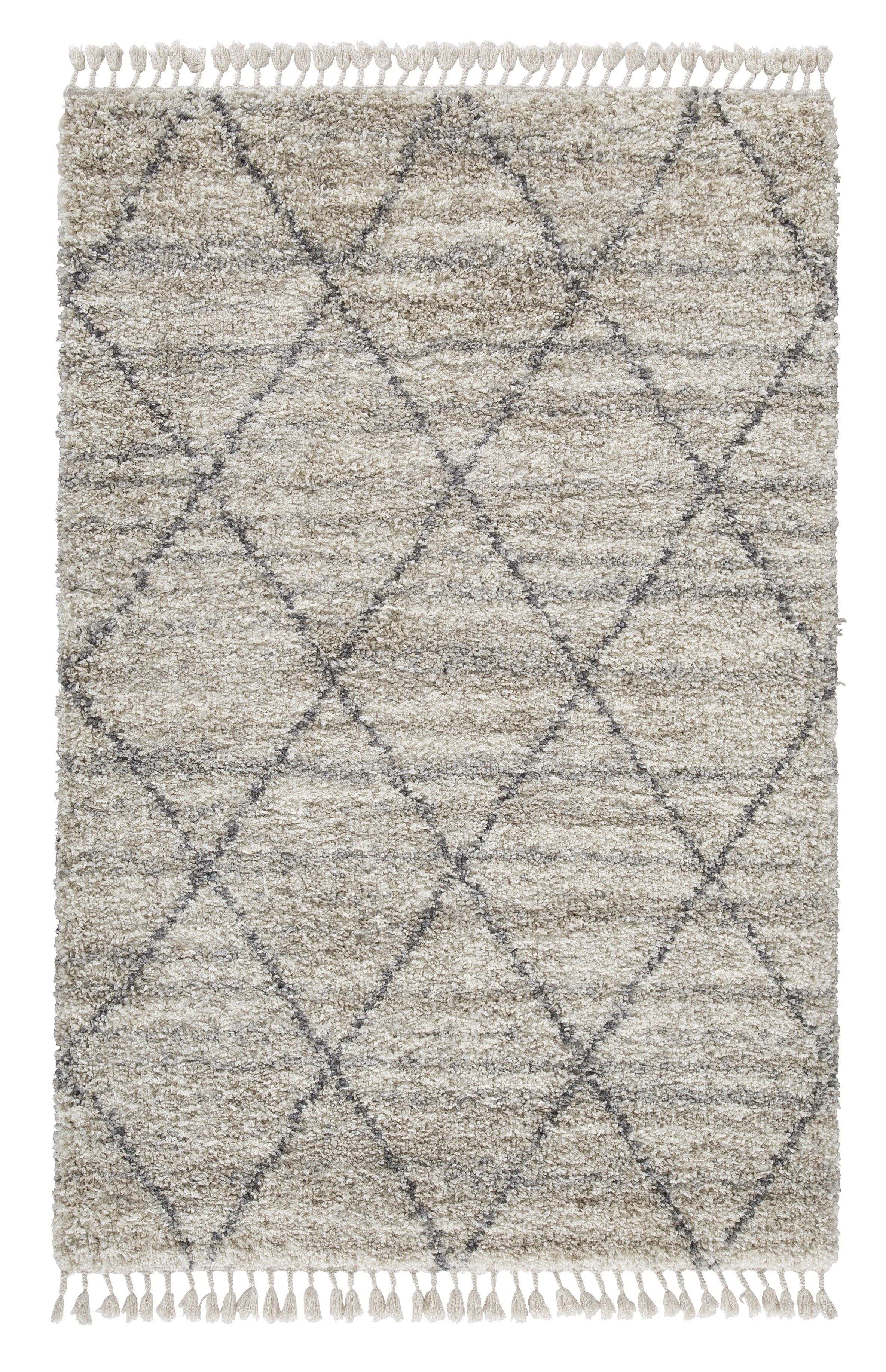 Ashley Furniture Abdalah Gray Cream Medium Rug