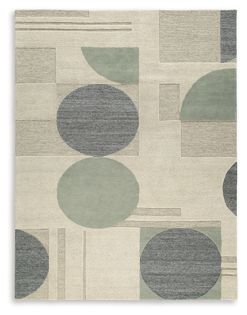 Ashley Furniture Dallane Linen Blue Green Large Rug