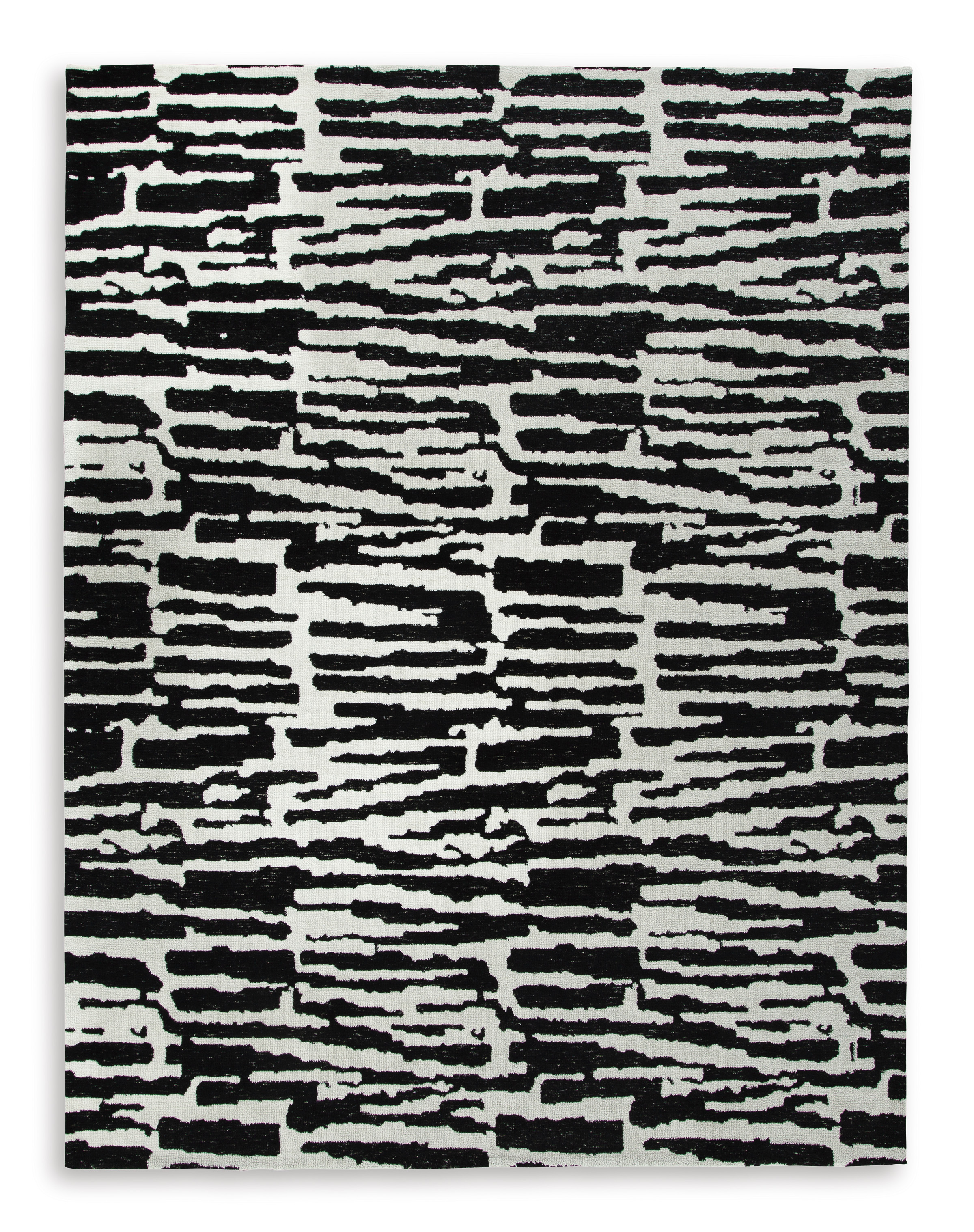 Ashley Furniture Bramshaw Black Ivory Large Rug