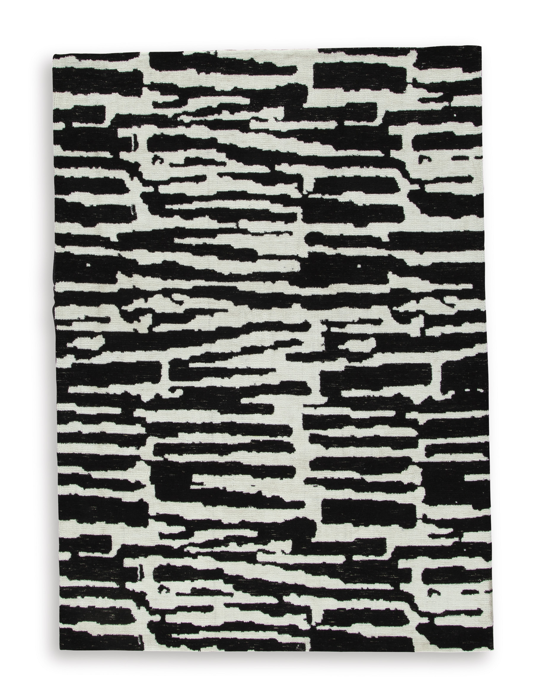 Ashley Furniture Bramshaw Black Ivory Medium Rug