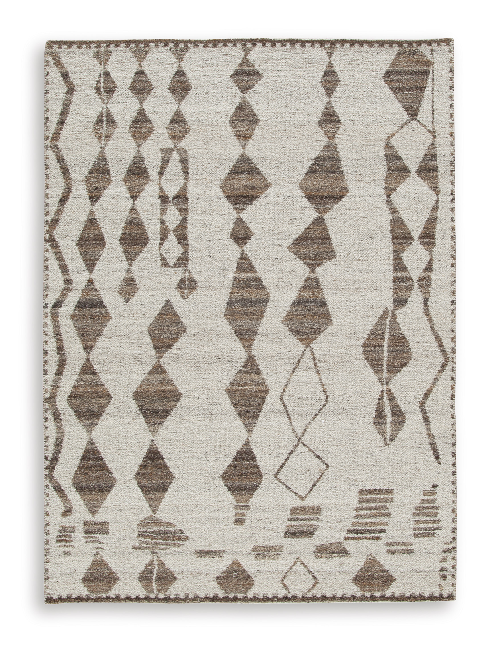 Ashley Furniture Brettler Beige Brown Medium Rug