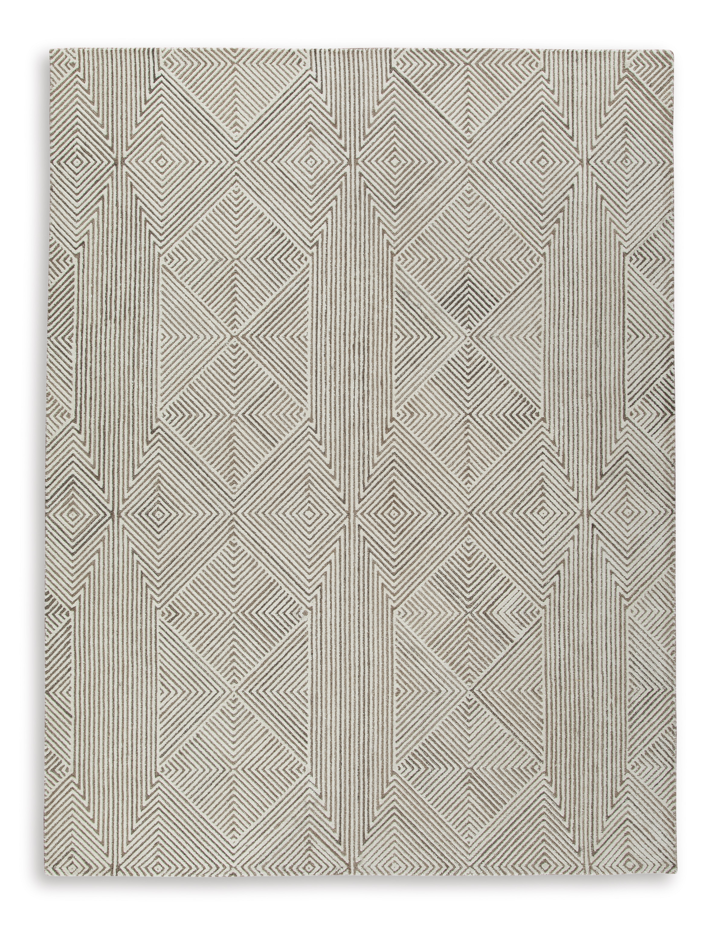 Ashley Furniture Jadott Beige Brown Large Rug