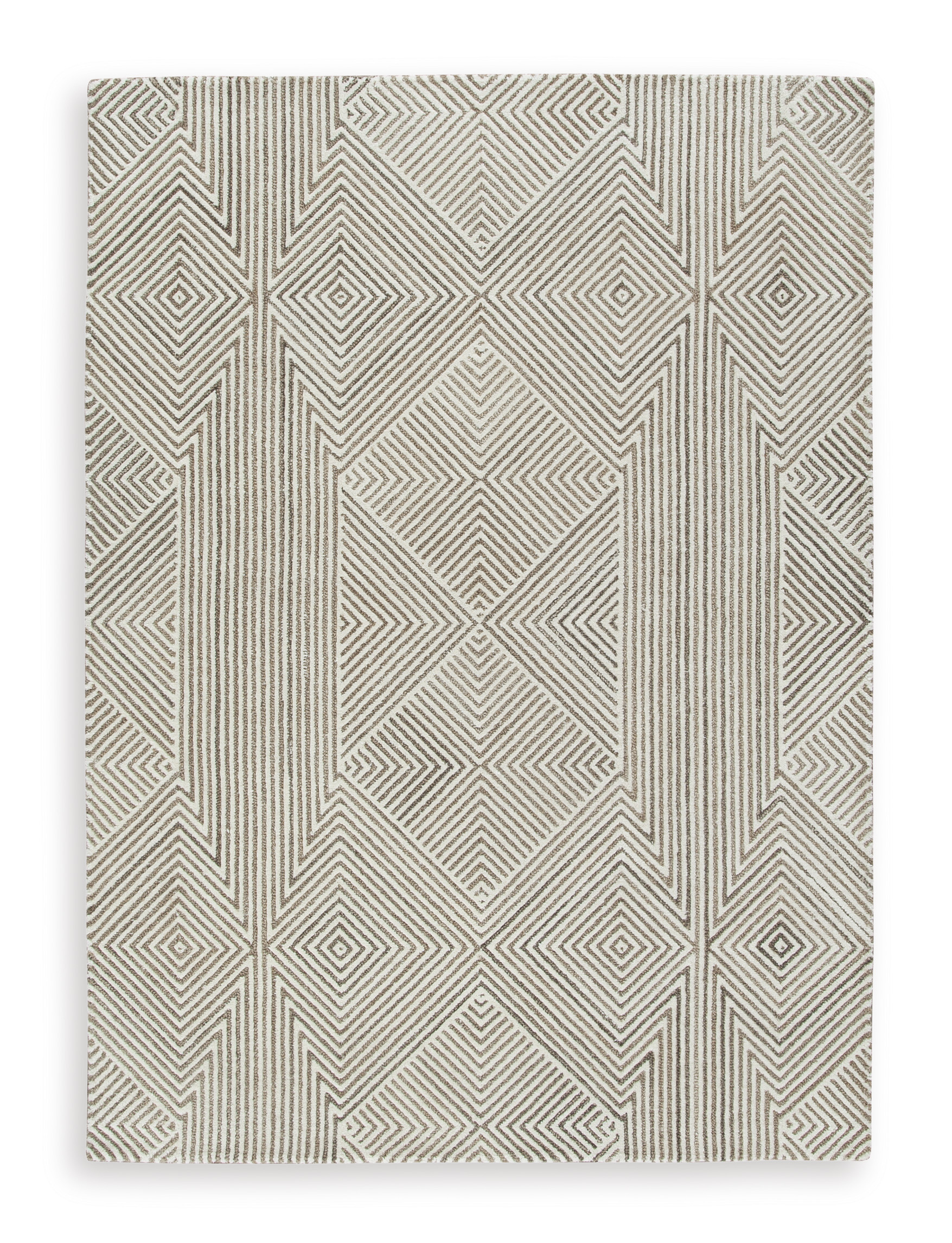Ashley Furniture Jadott Beige Brown Medium Rug