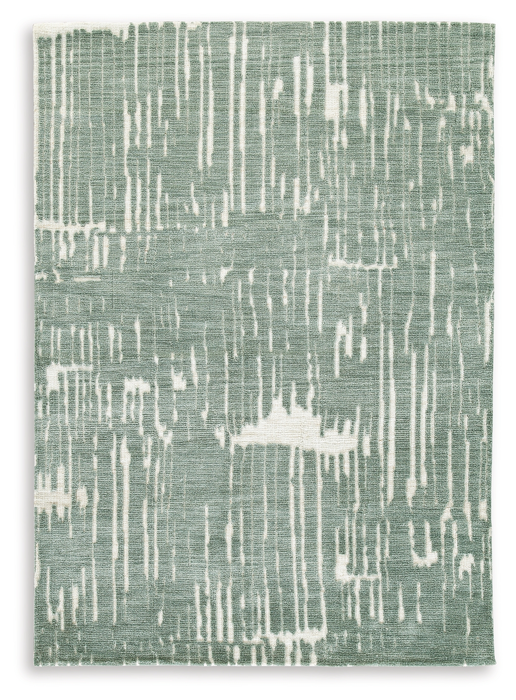 Ashley Furniture Cayworth Teal White Large Rug