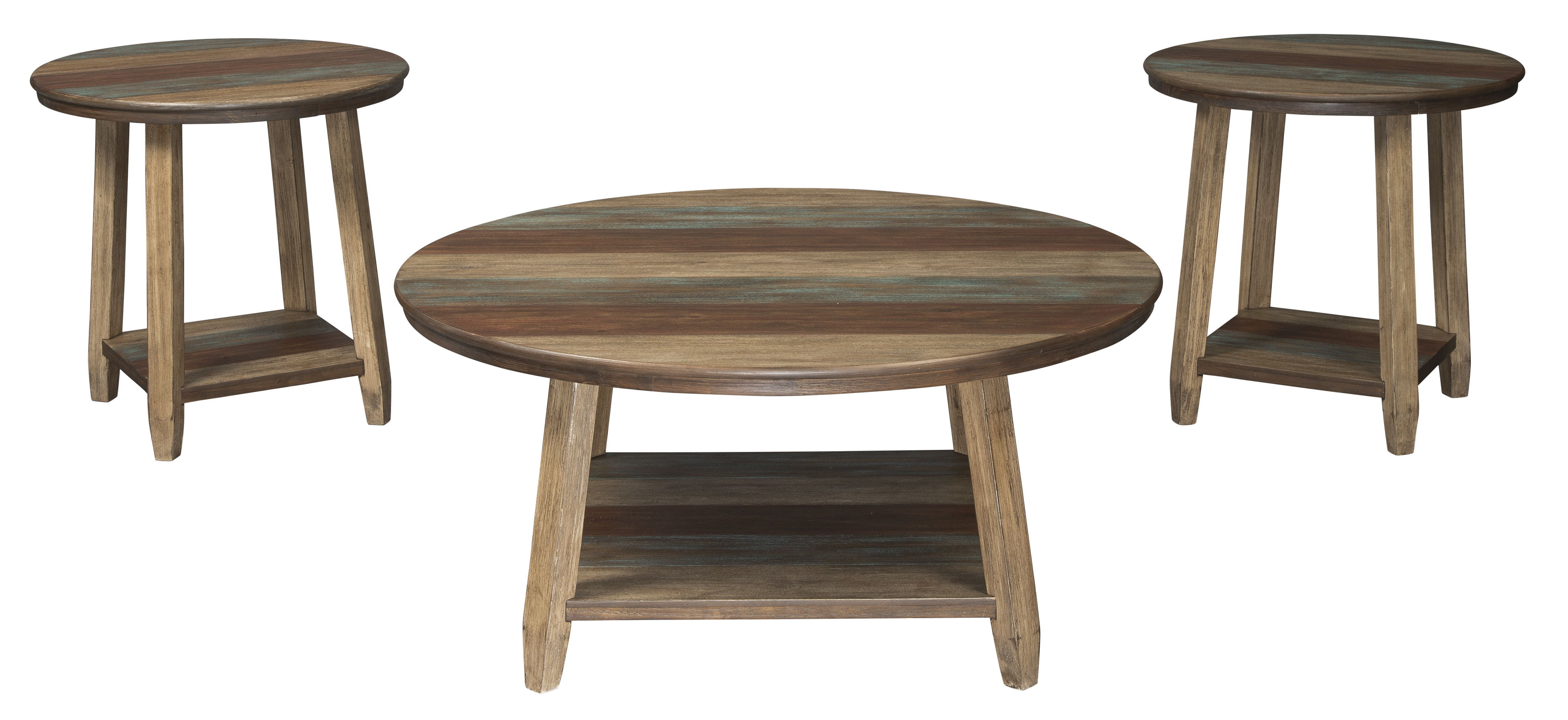 Ashley Furniture Raebecki 3pc Occasional Table Set