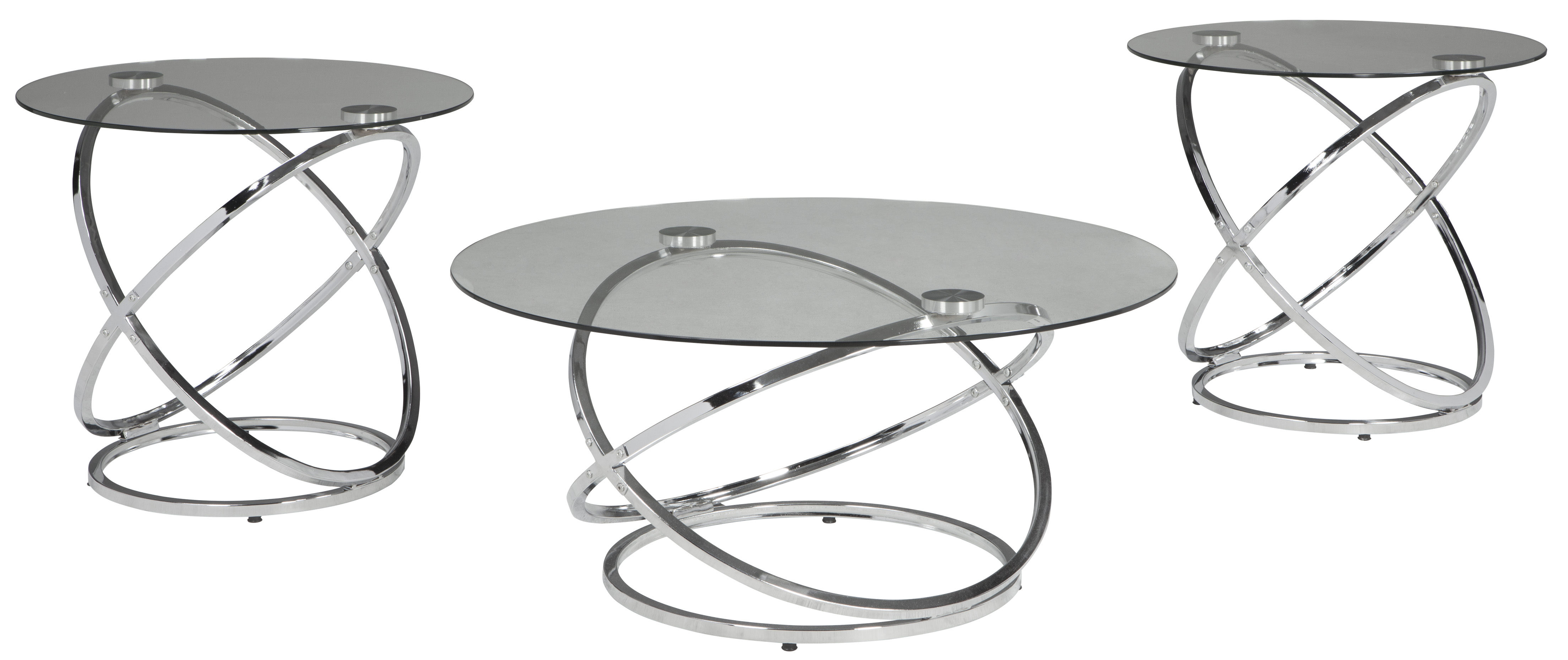 Hollynyx 3pc Occasional Table Set