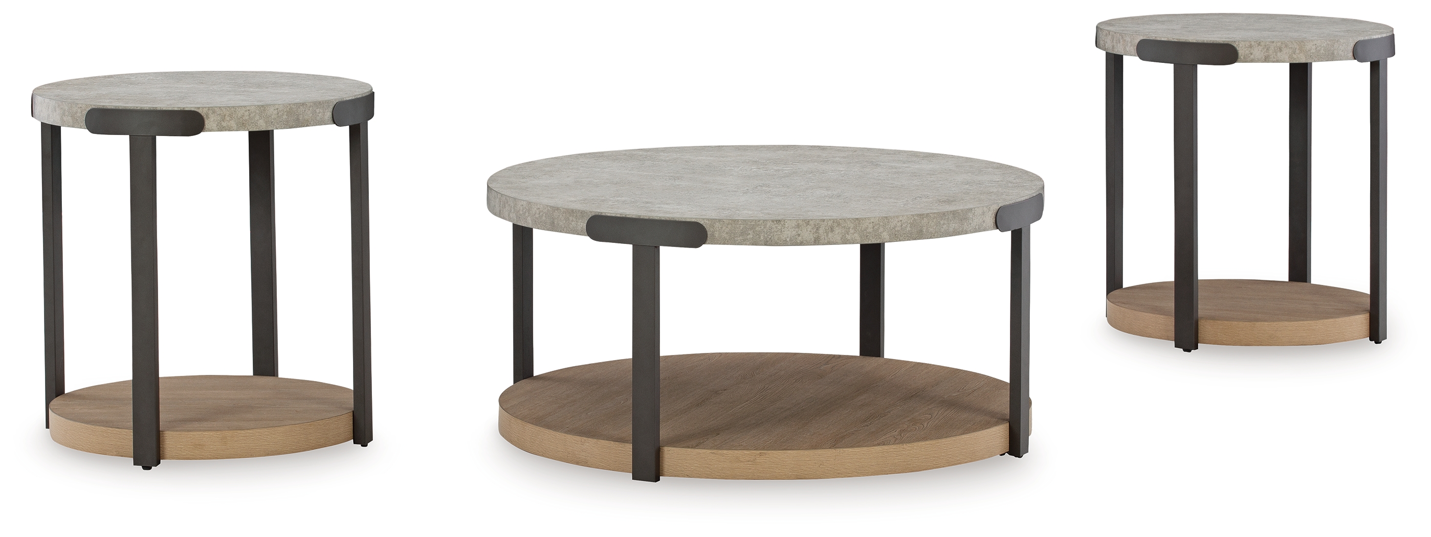 Ashley Furniture Darthurst Light Brown 3pc Occasional Table Set