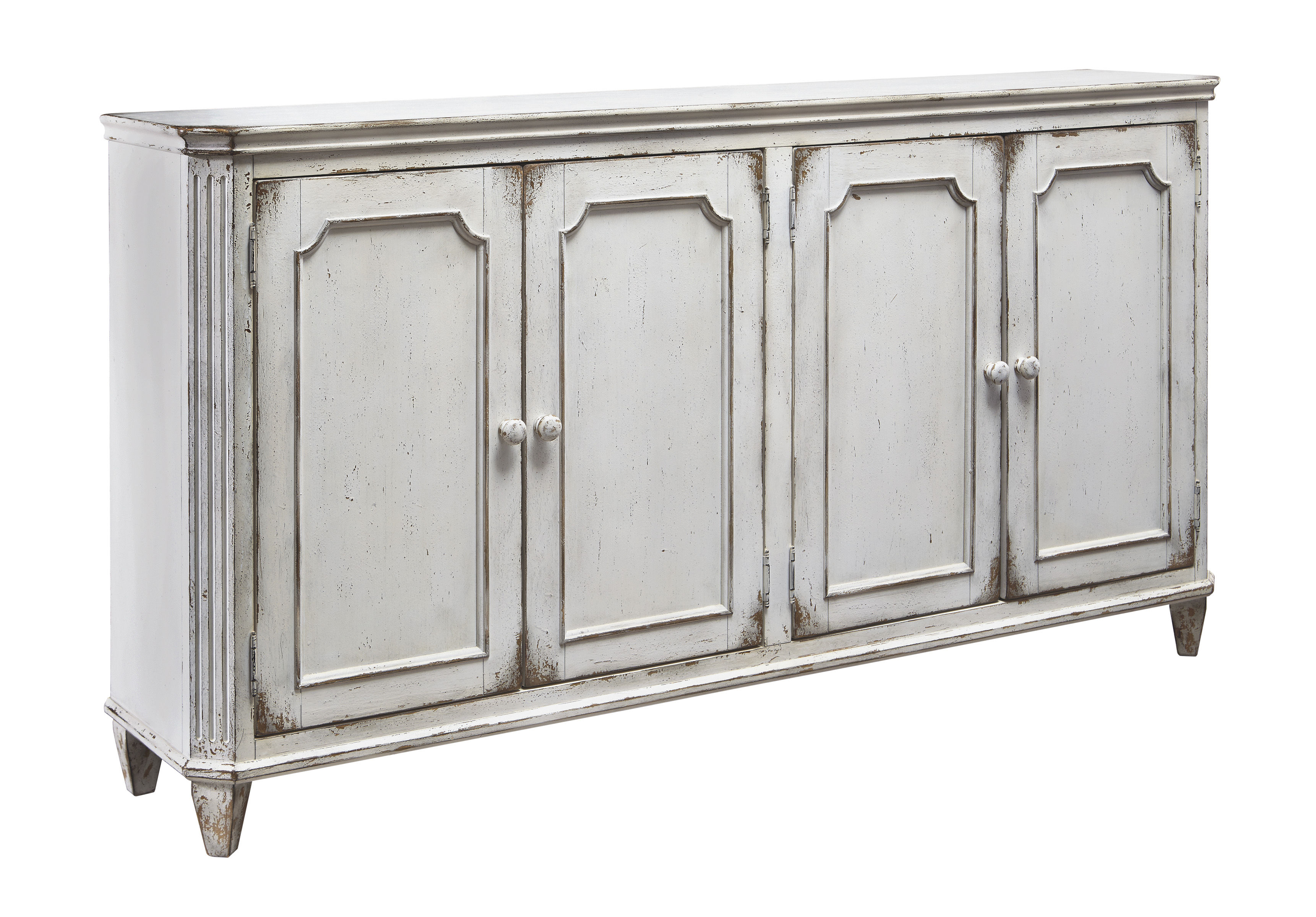 Ashley Furniture Mirimyn Antique White Door Accent Cabinet