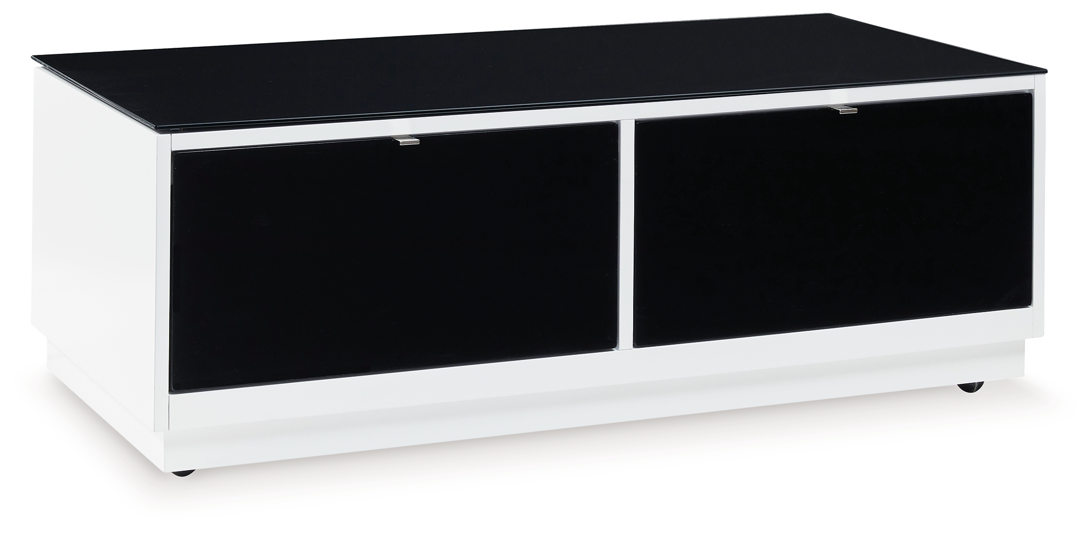 Ashley Furniture Gardoni White Black Rectangular Cocktail Table