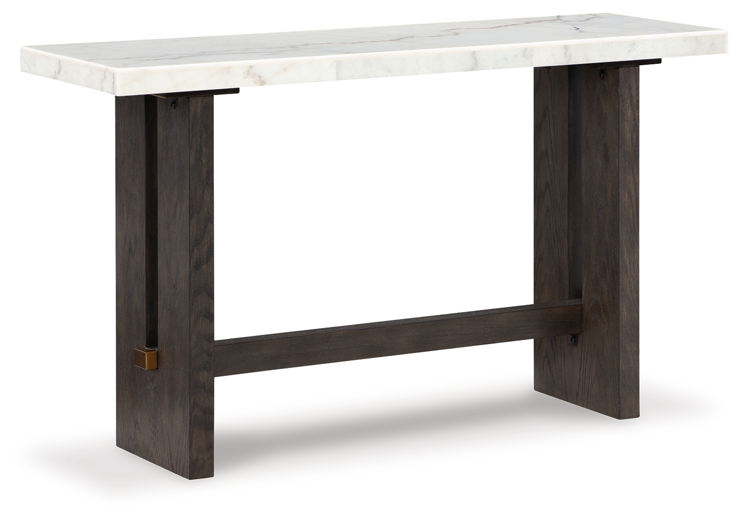 Ashley Furniture Burkhaus White Dark Brown Sofa Table