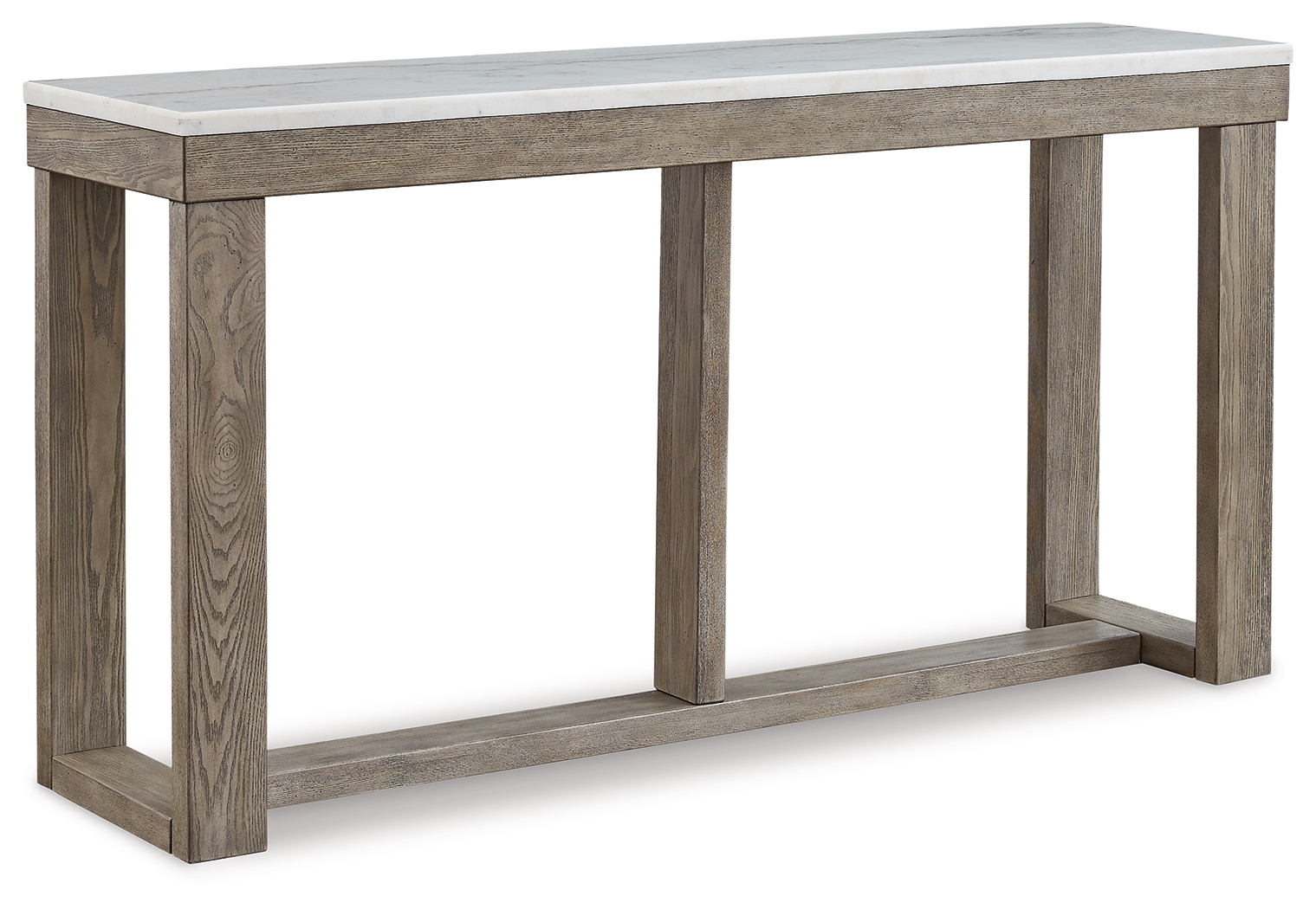 Ashley Furniture Loyaska Brown Ivory Sofa Table