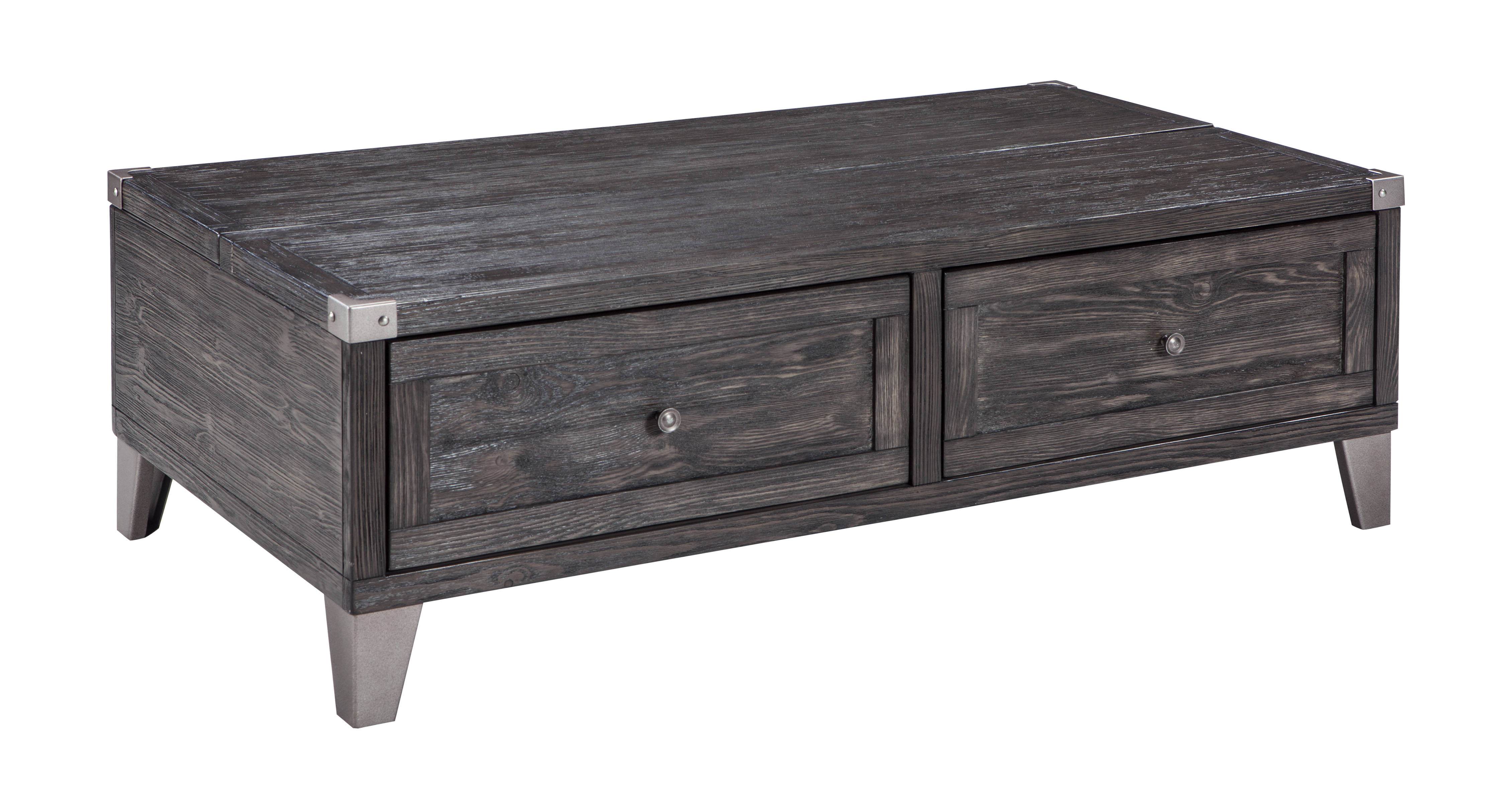 Ashley Furniture Todoe Dark Gray Lift Top Cocktail Table