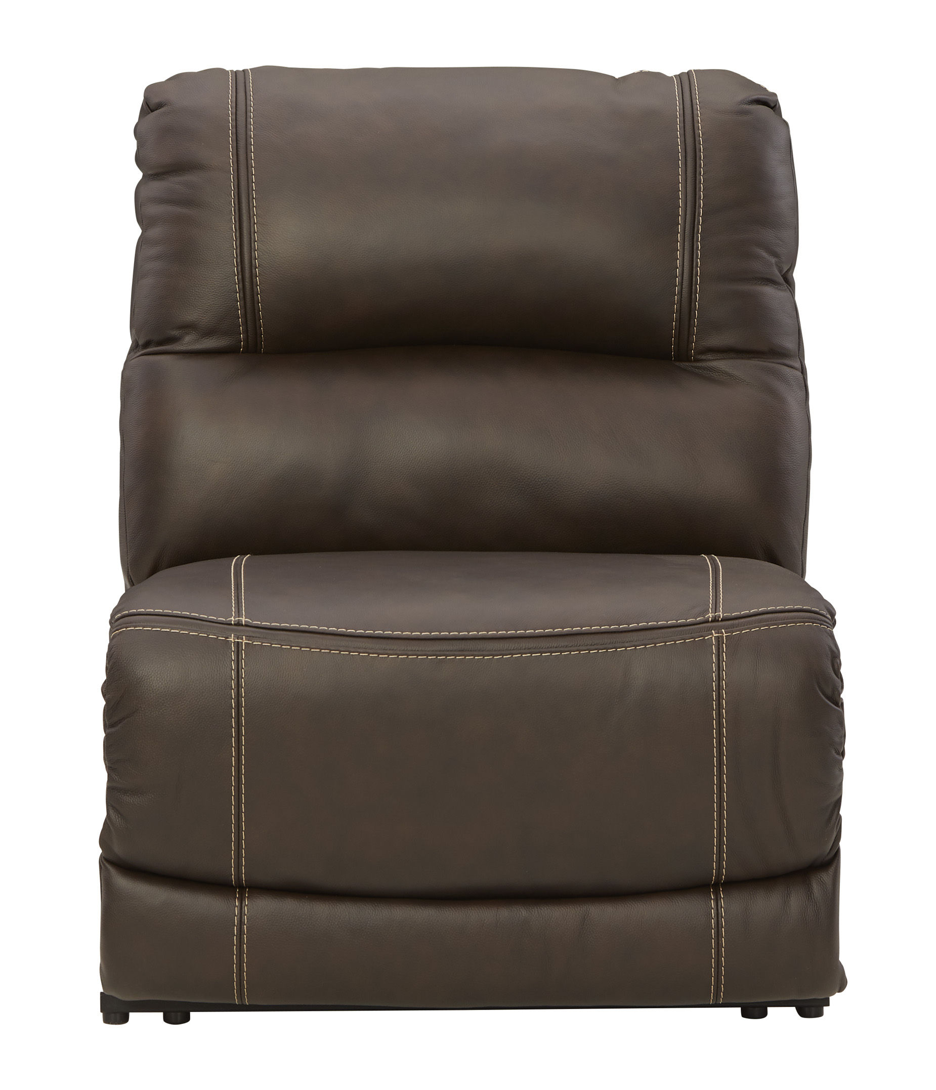 PWR Armless Recliner w/ADJ HDRST
