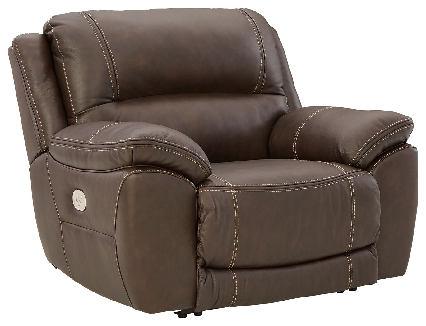Ashley Furniture Dunleith Chocolate Zero Wall Recliner With Power Headrest