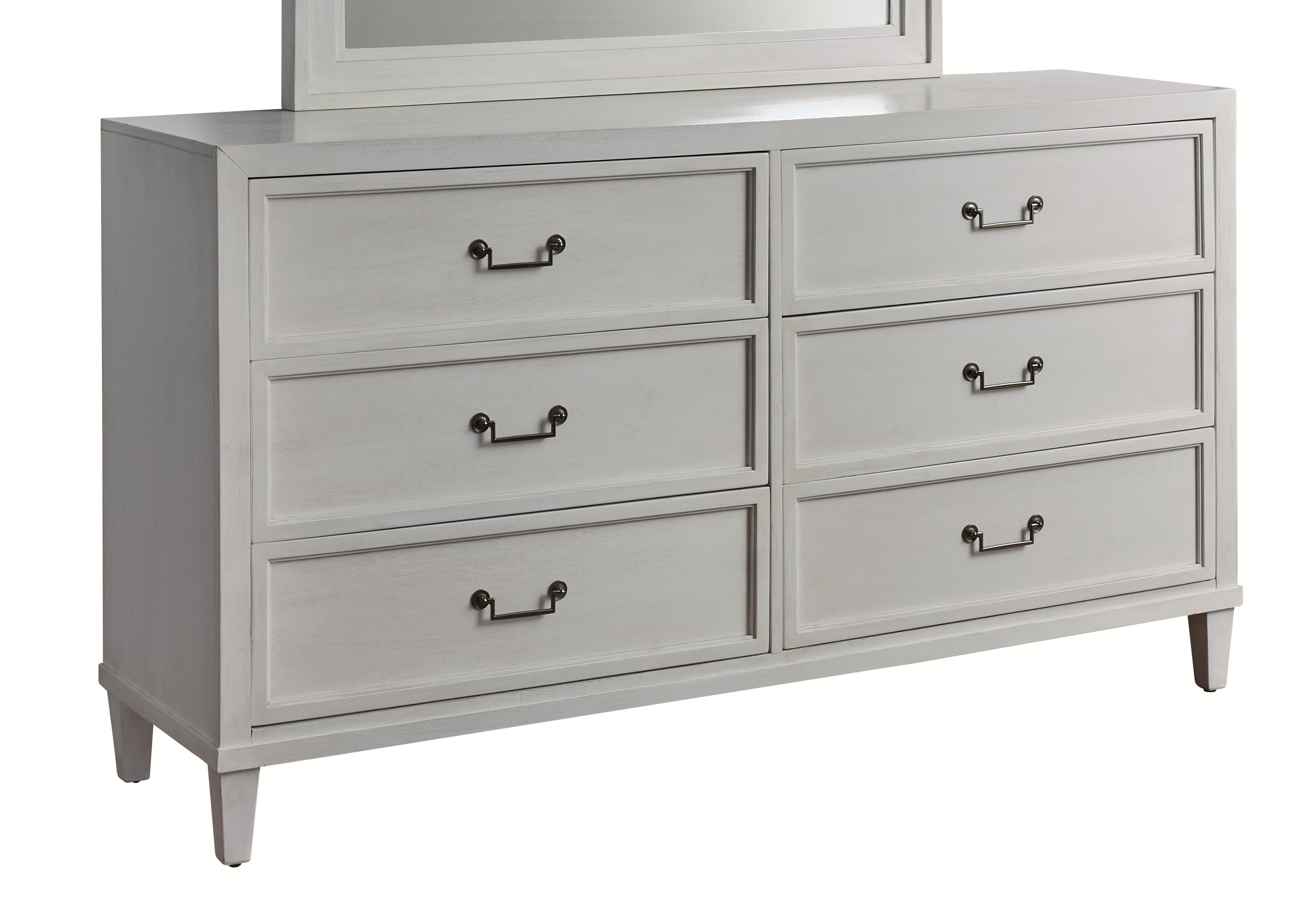 American Woodcrafters Dunescape White Dresser