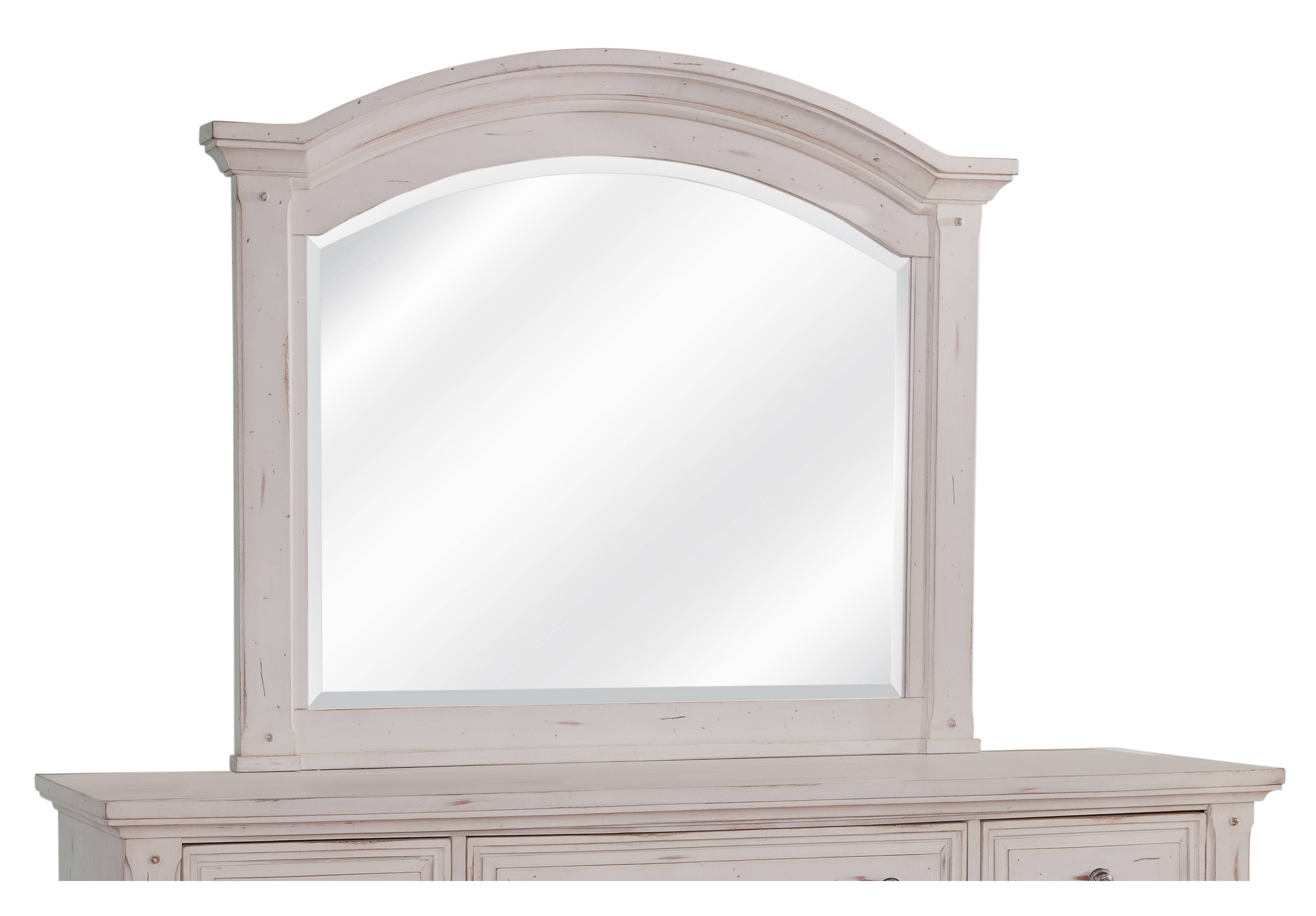 Sedona Mirror - Cobblestone White