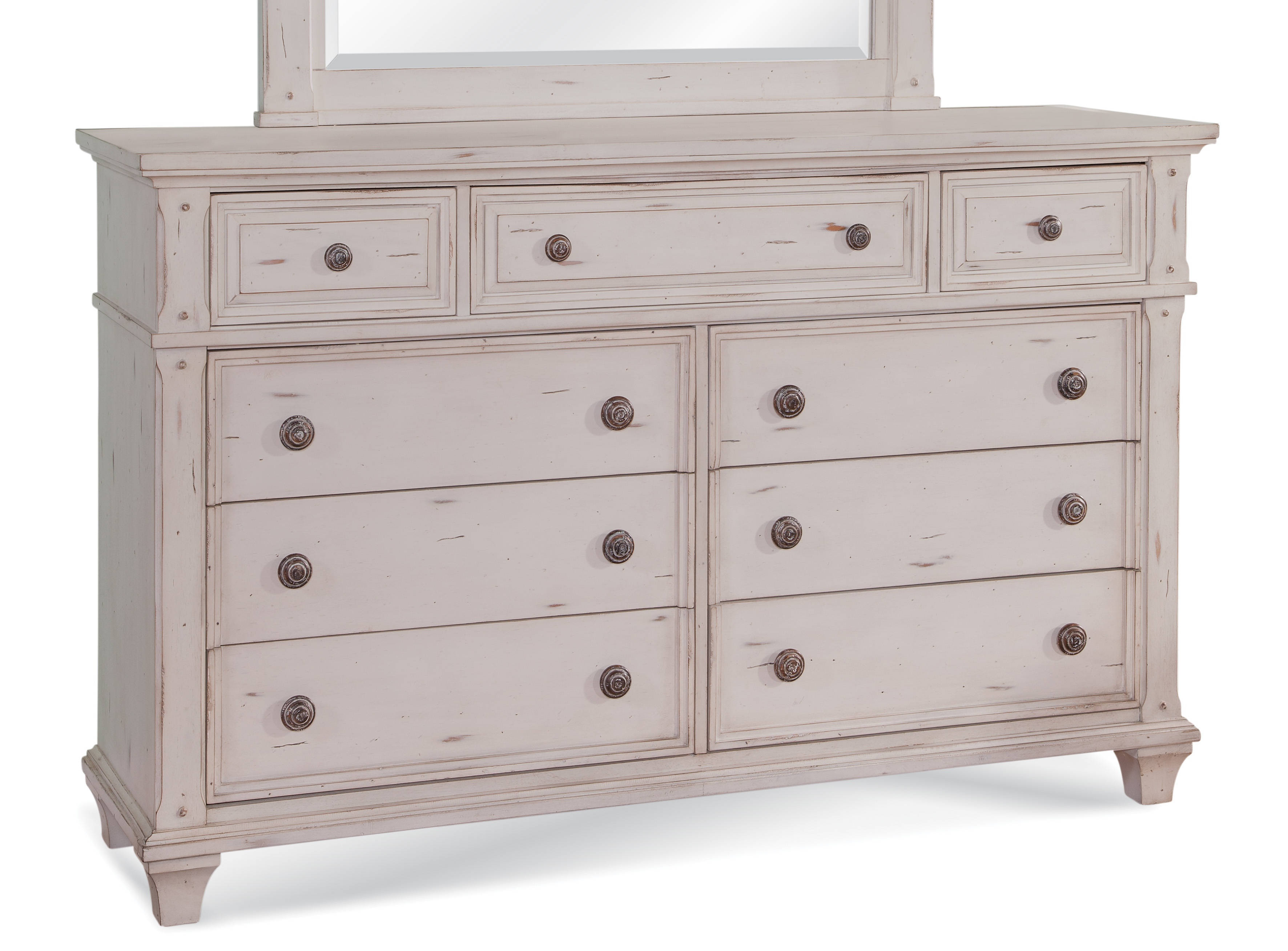 Sedona Dresser - Cobblestone White