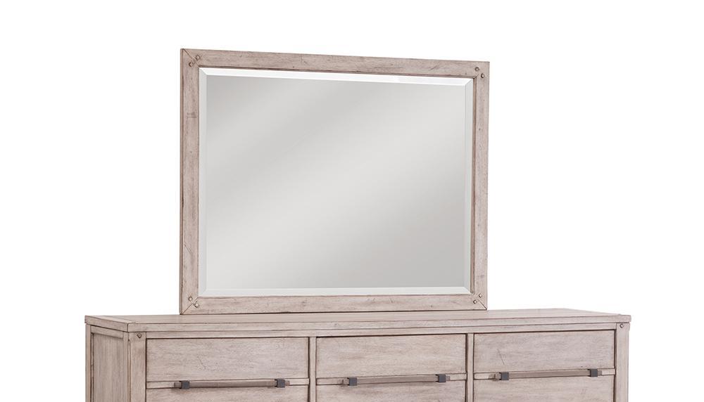 Aurora Mirror - Whitewash