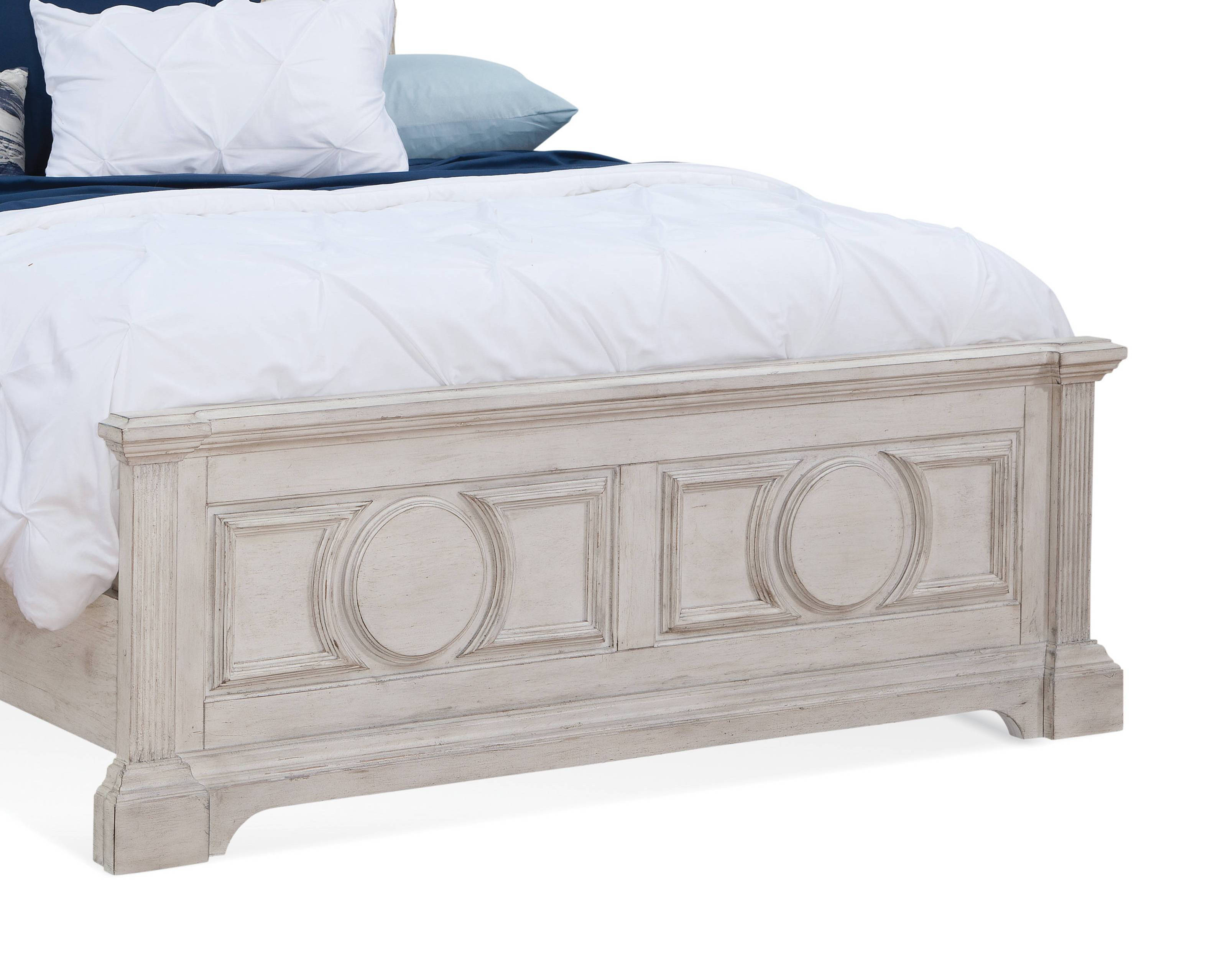 Brighten 5/0 Panel Footboard - Antique White