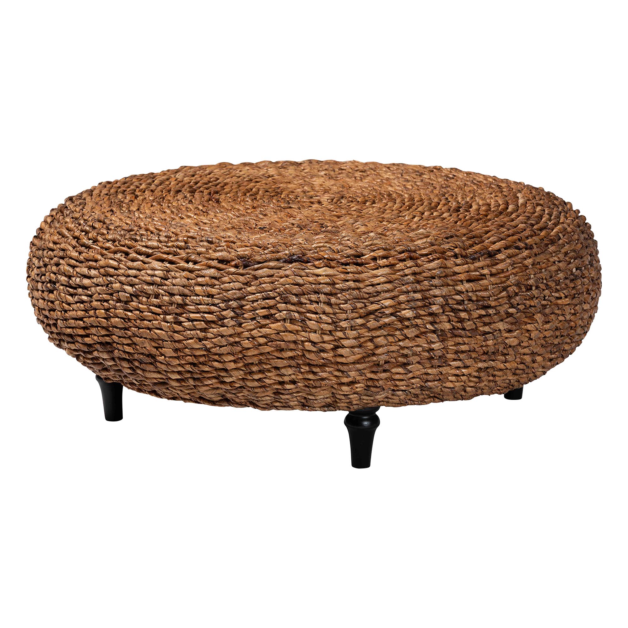 Baxton Studio Bali Pari Riau Natural Brown Espresso Coffee Table