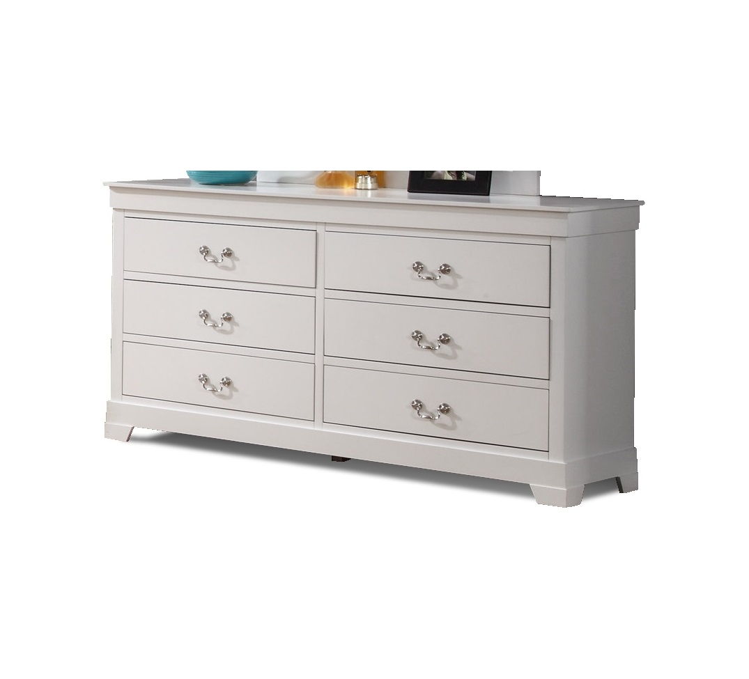 Bella Esprit Louis Philippe White Dresser